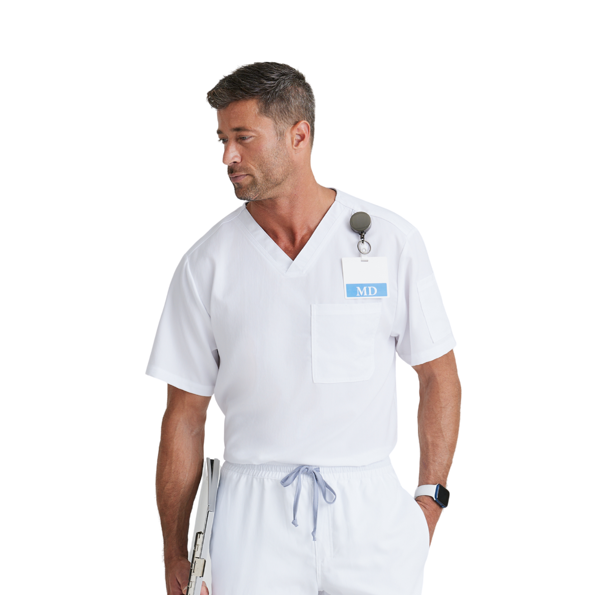 Evan Top - Haut médical col V croisé - Homme - Grey’s Anatomy GREYS ANATOMY