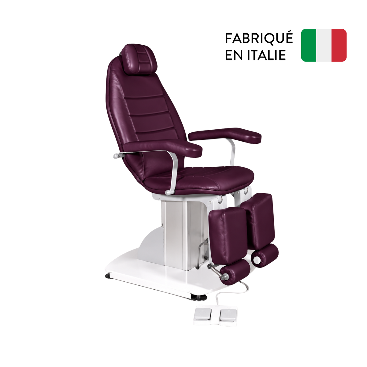Fauteuil de pédicurie Électrique - Podotec - 1 moteur - 30 coloris - Tecnomed