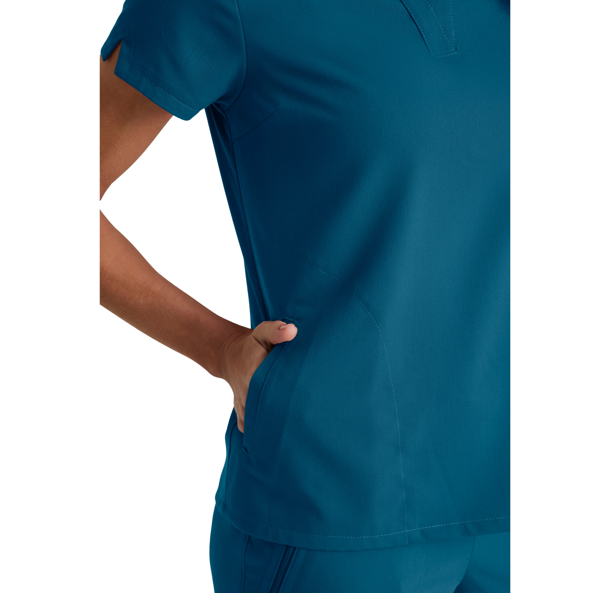 Flora - Tunique col à bande - Femme - Grey’s Anatomy Stretch GREYS ANATOMY STRETCH