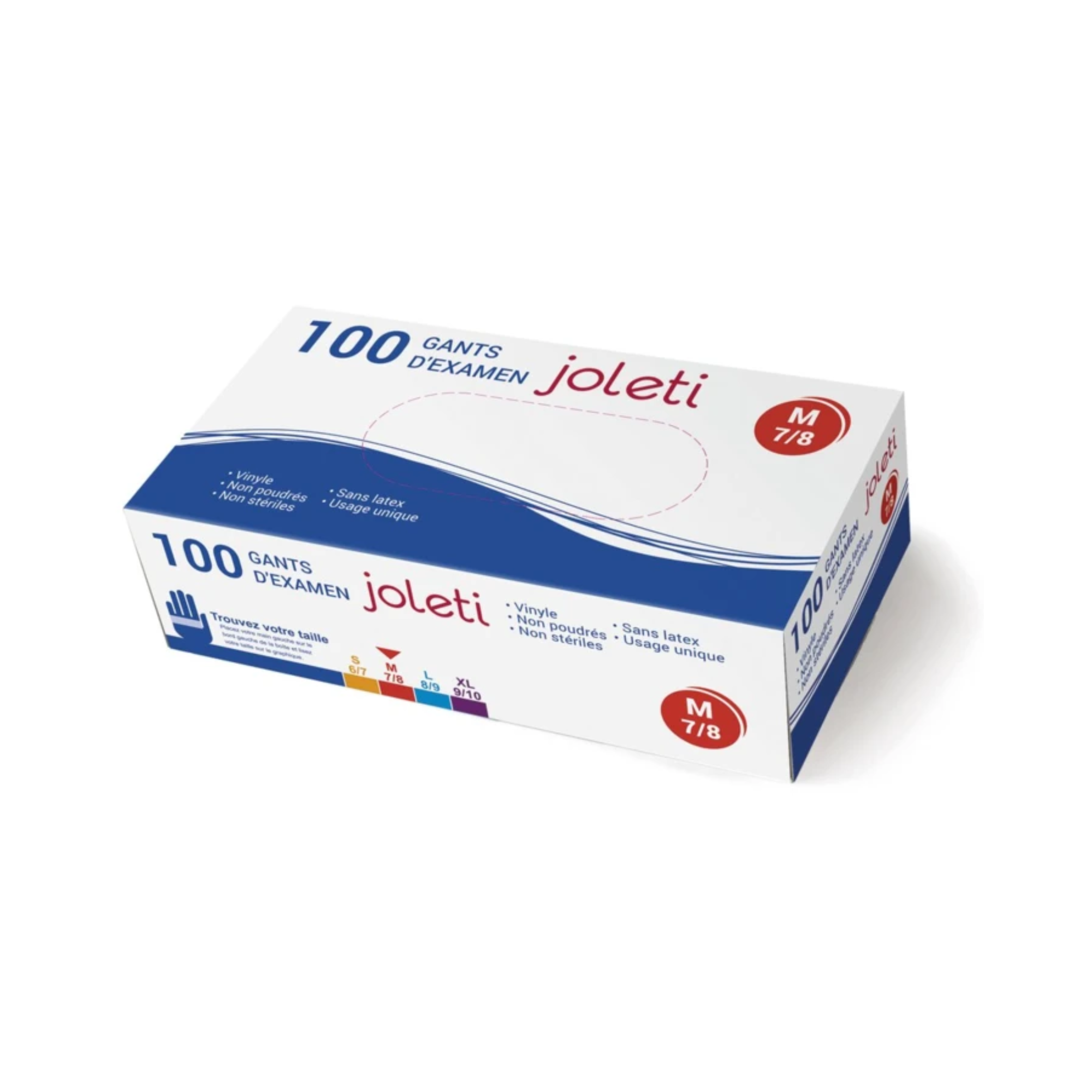 Guante de exploración de vinilo - JOLETI