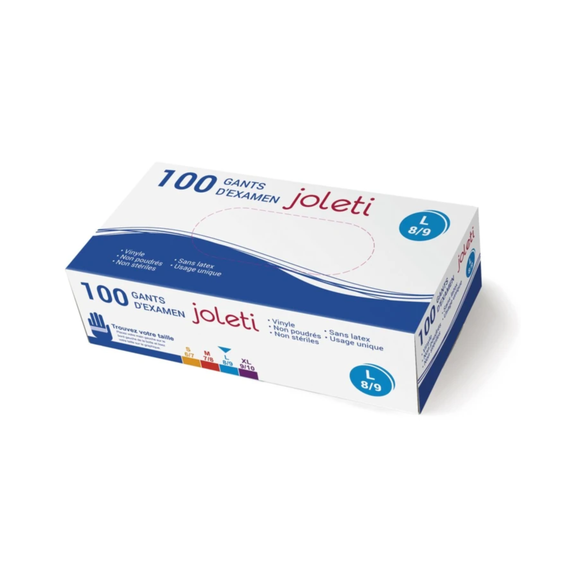 Guante de exploración de vinilo - JOLETI