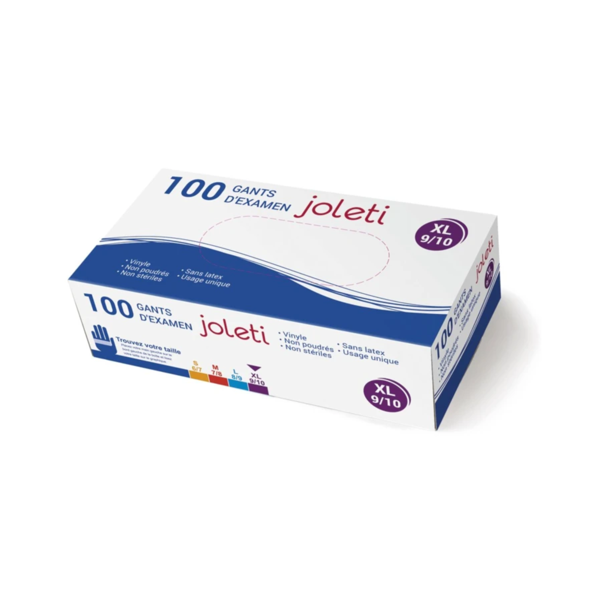 Guante de exploración de vinilo - JOLETI