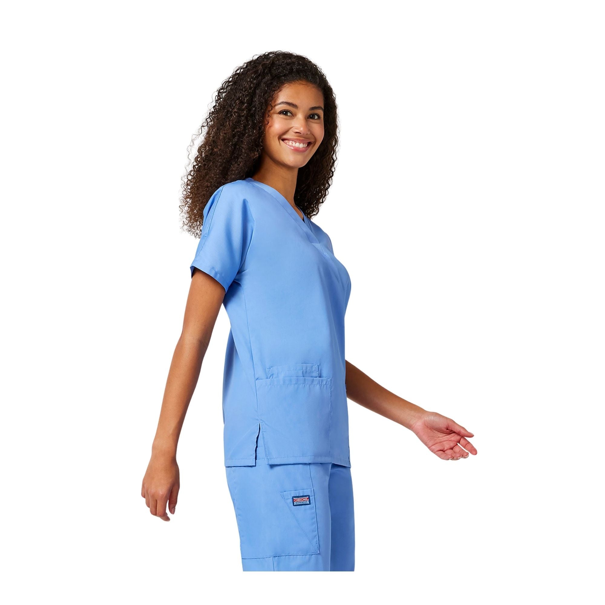 Guéthary - Tunique médicale - Col V - Manches courtes - Femme - Cherokee