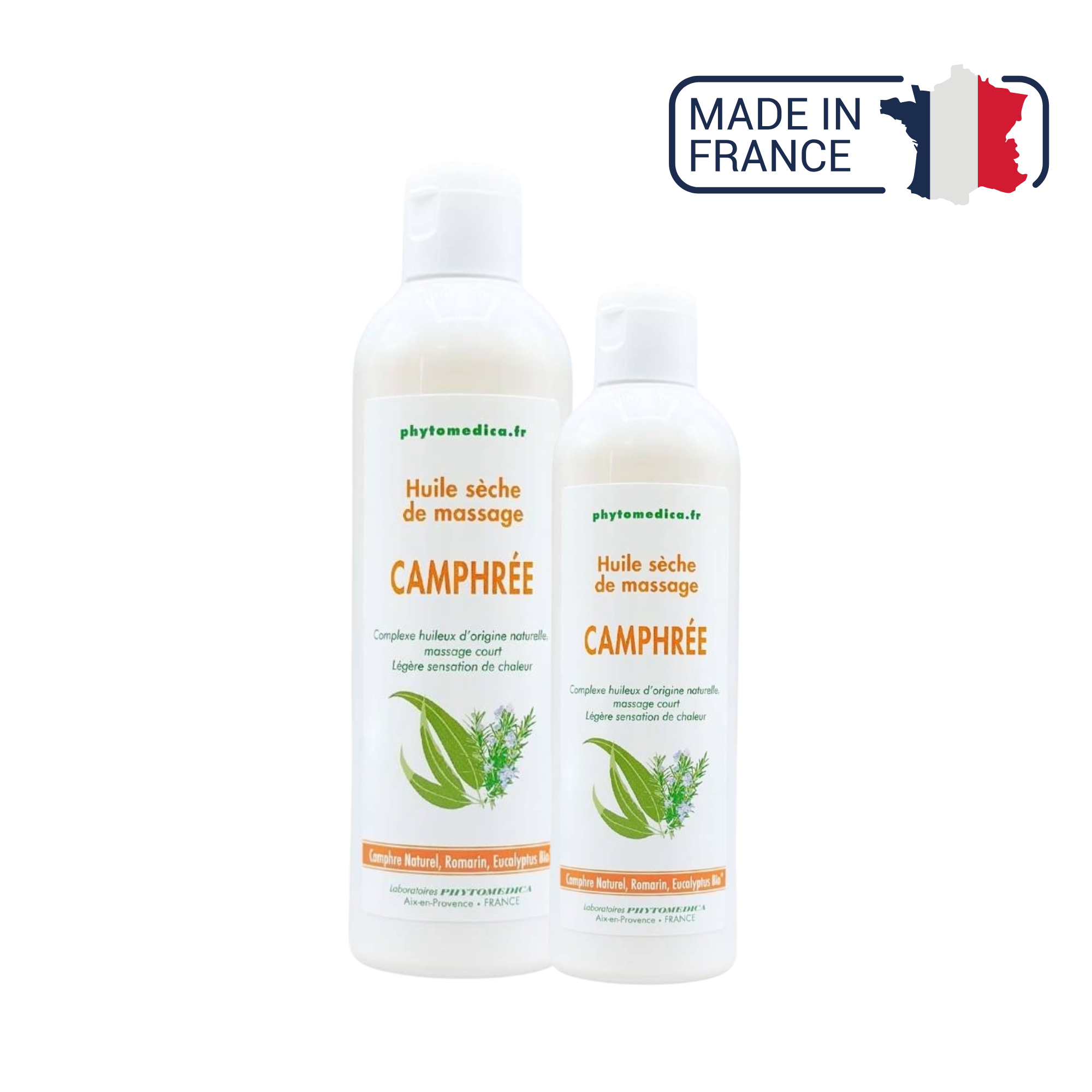 Huile sèche chauffante de Massage - Camphrée - deux contenances - Phytomedica Laboratoires Phytomedica 