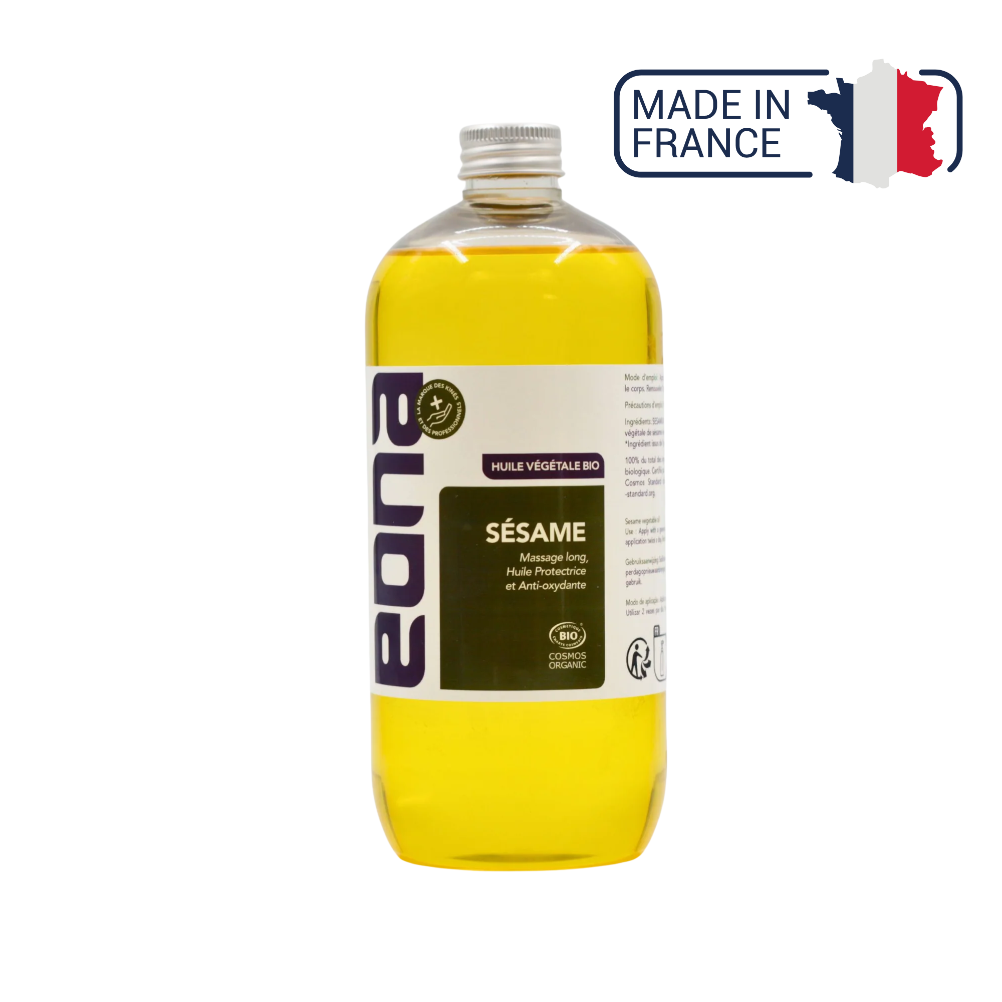 Huile de massage Bio - Sésame - deux contenances - Eona - My Médical