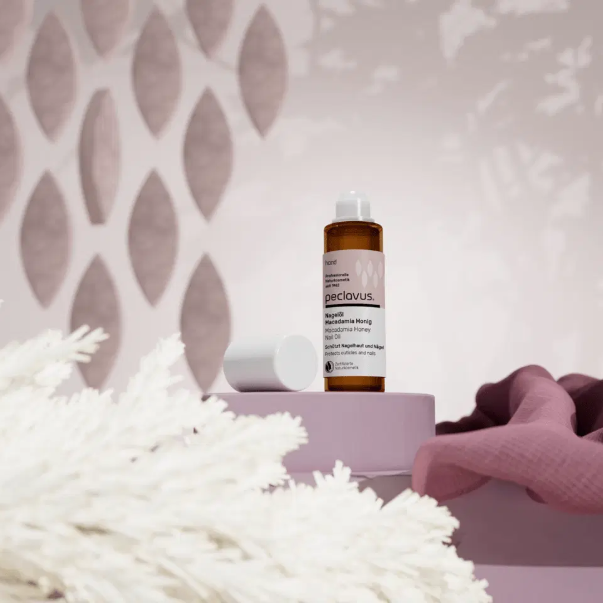 Aceite hidratante para cutículas y uñas - Aroma Miel de Macadamia - Peclavus