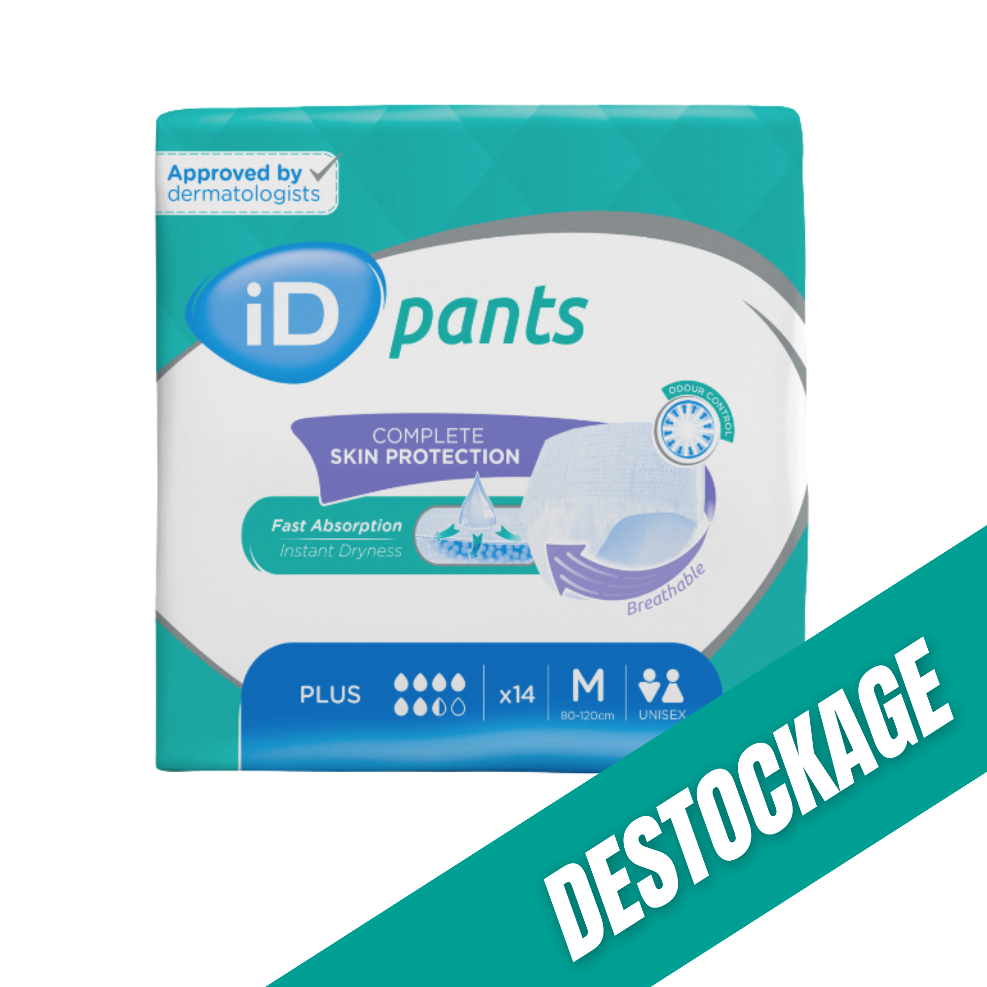 ID Pants - Slip Absorbants - Tailles & Absorptions Variées // Destockage