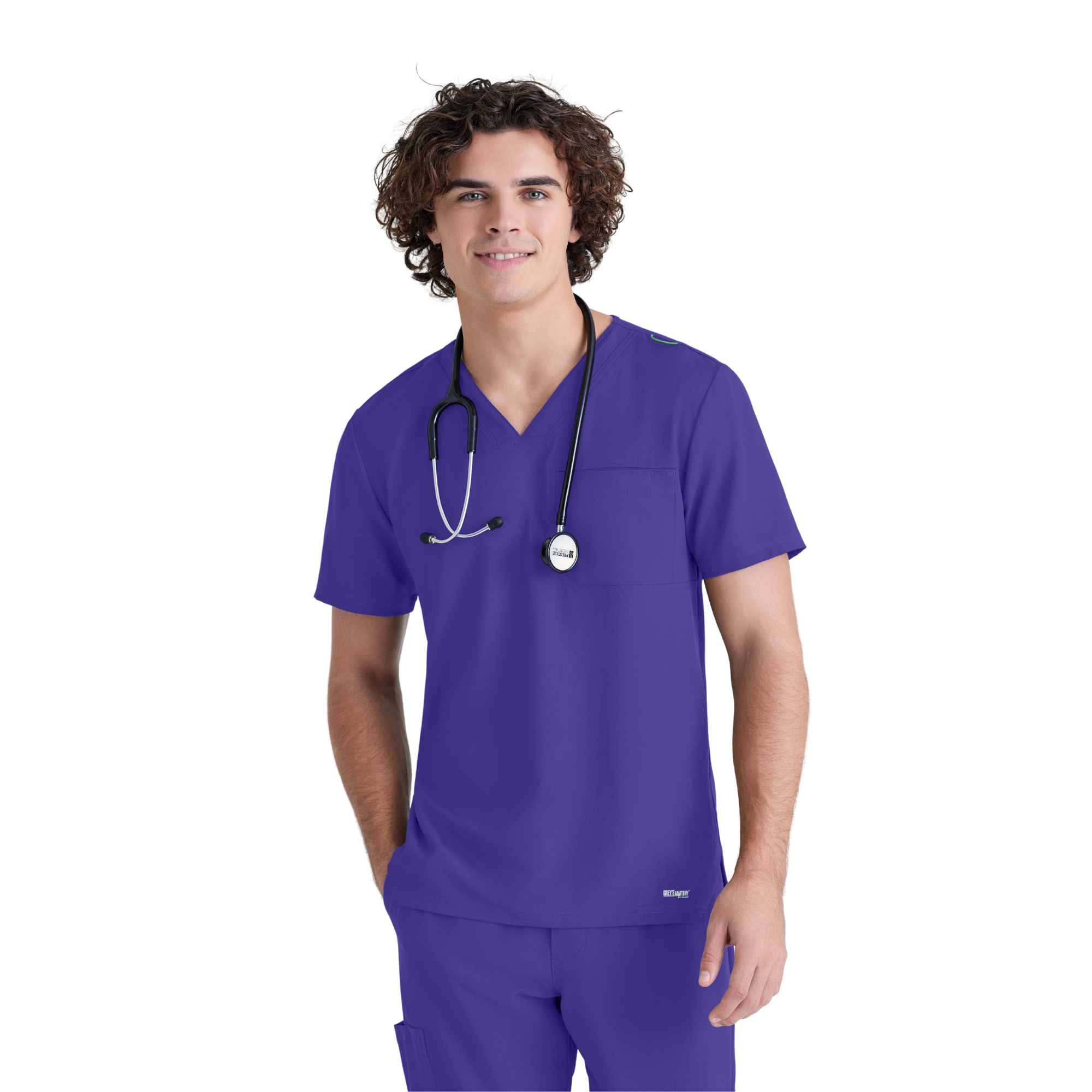 Journey Top - Tunique médicale polyvalente - Homme - Grey’s Anatomy Evolve GREYS ANATOMY EVOLVE