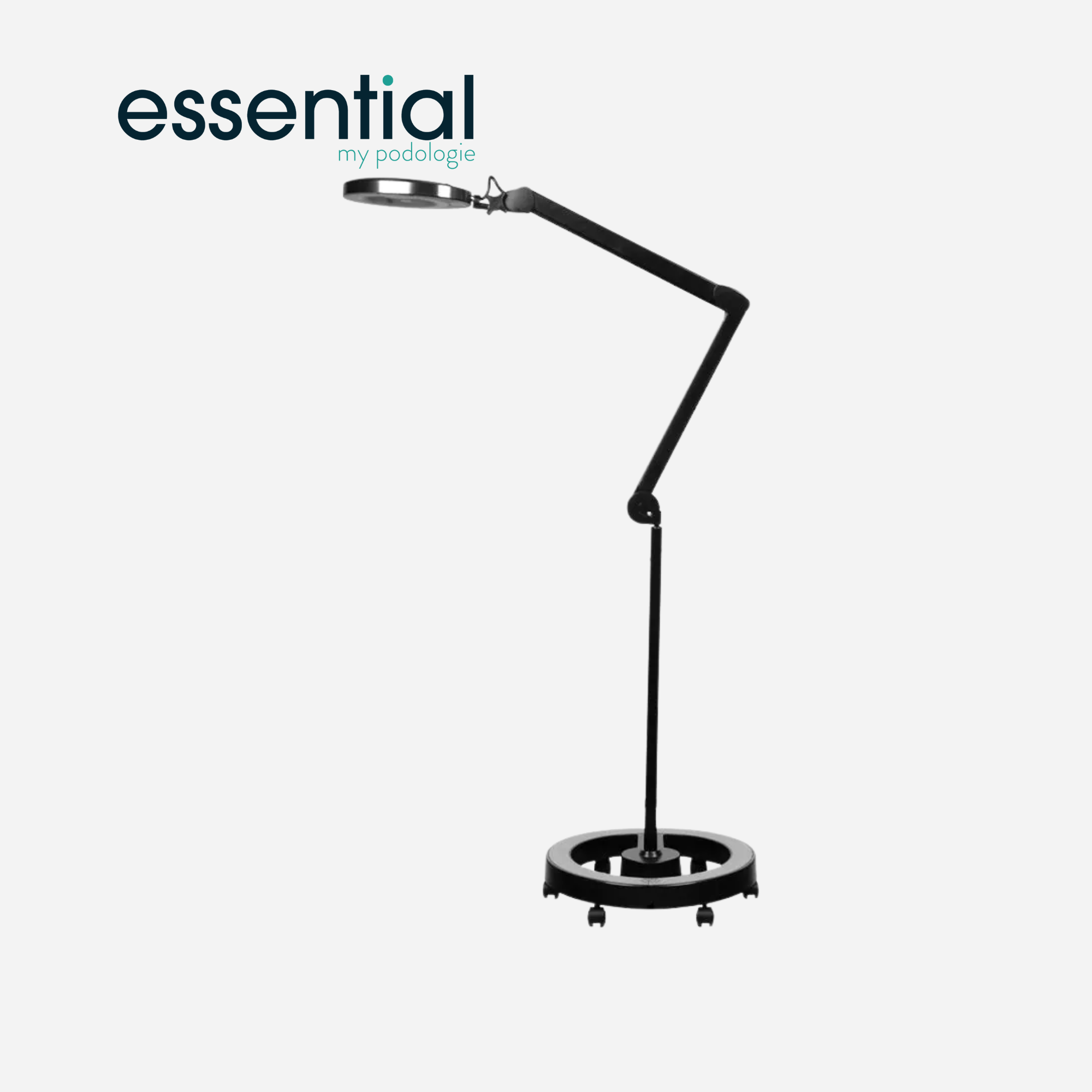 Lampe loupe Elegante 6025 avec trépied - Blanc ou noir - Essential by My Podologie