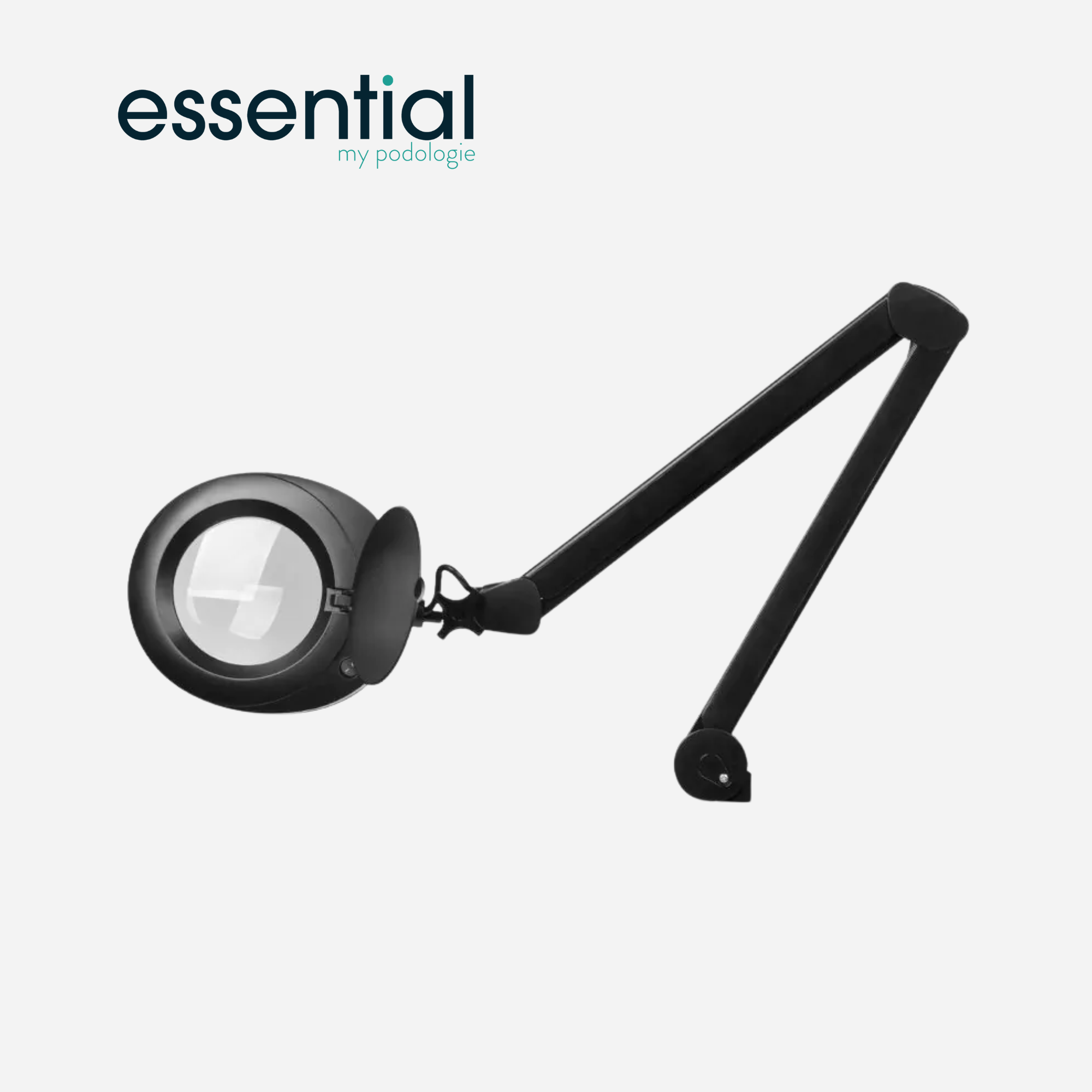 Lampe loupe Elegante 6025 avec trépied - Blanc ou noir - Essential by My Podologie