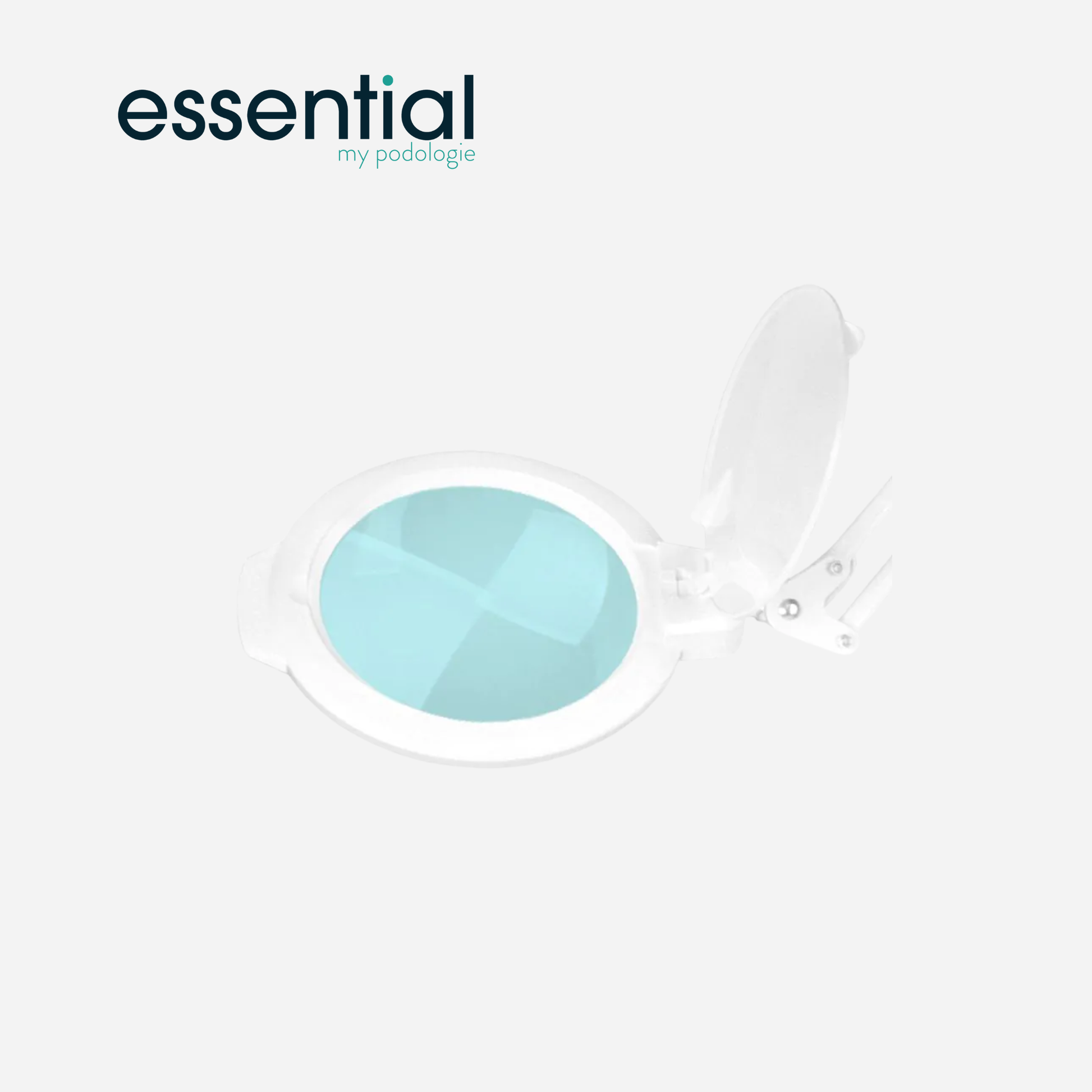 Lampe loupe articulée LED Moonlight 8013/6 avec trépied - Blanc ou Noir - Essential by My Podologie - My Médical