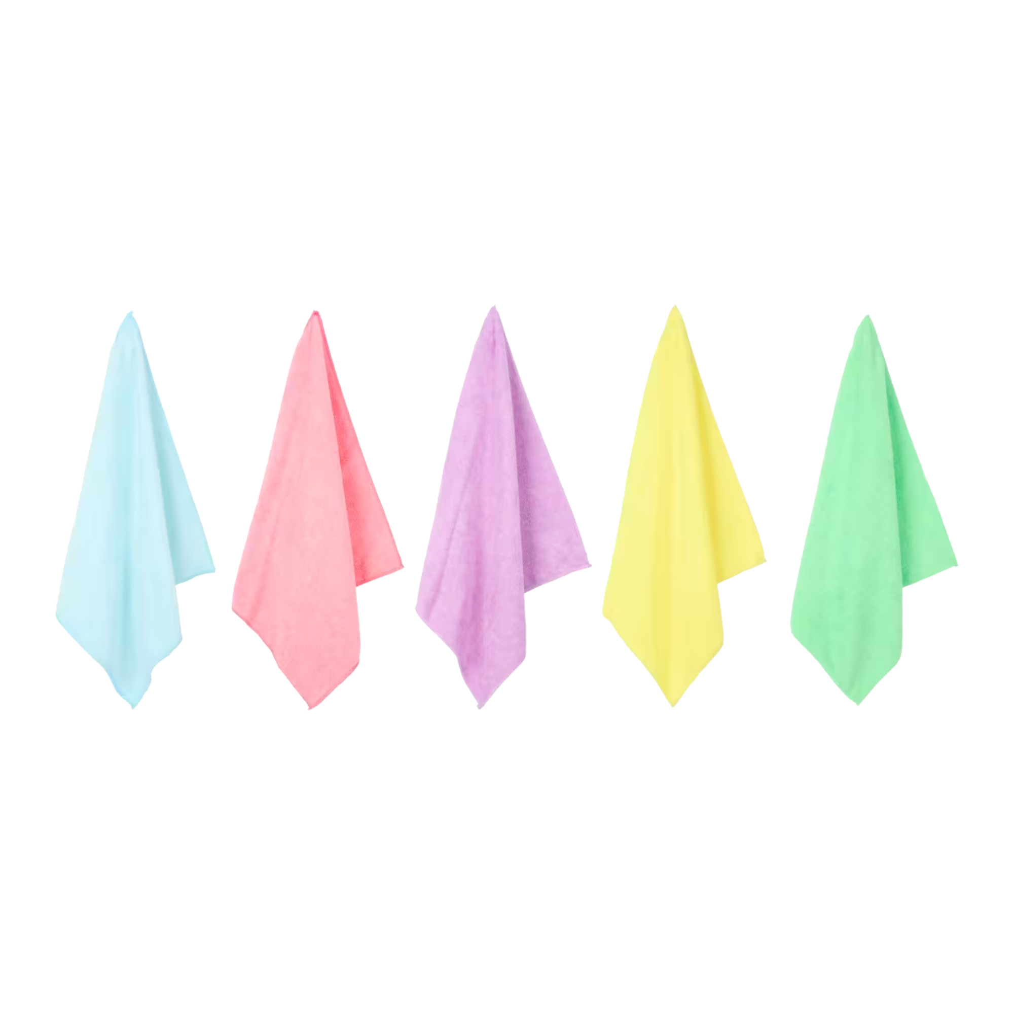 Pack of 5 Microfiber Cloths 40x40cm