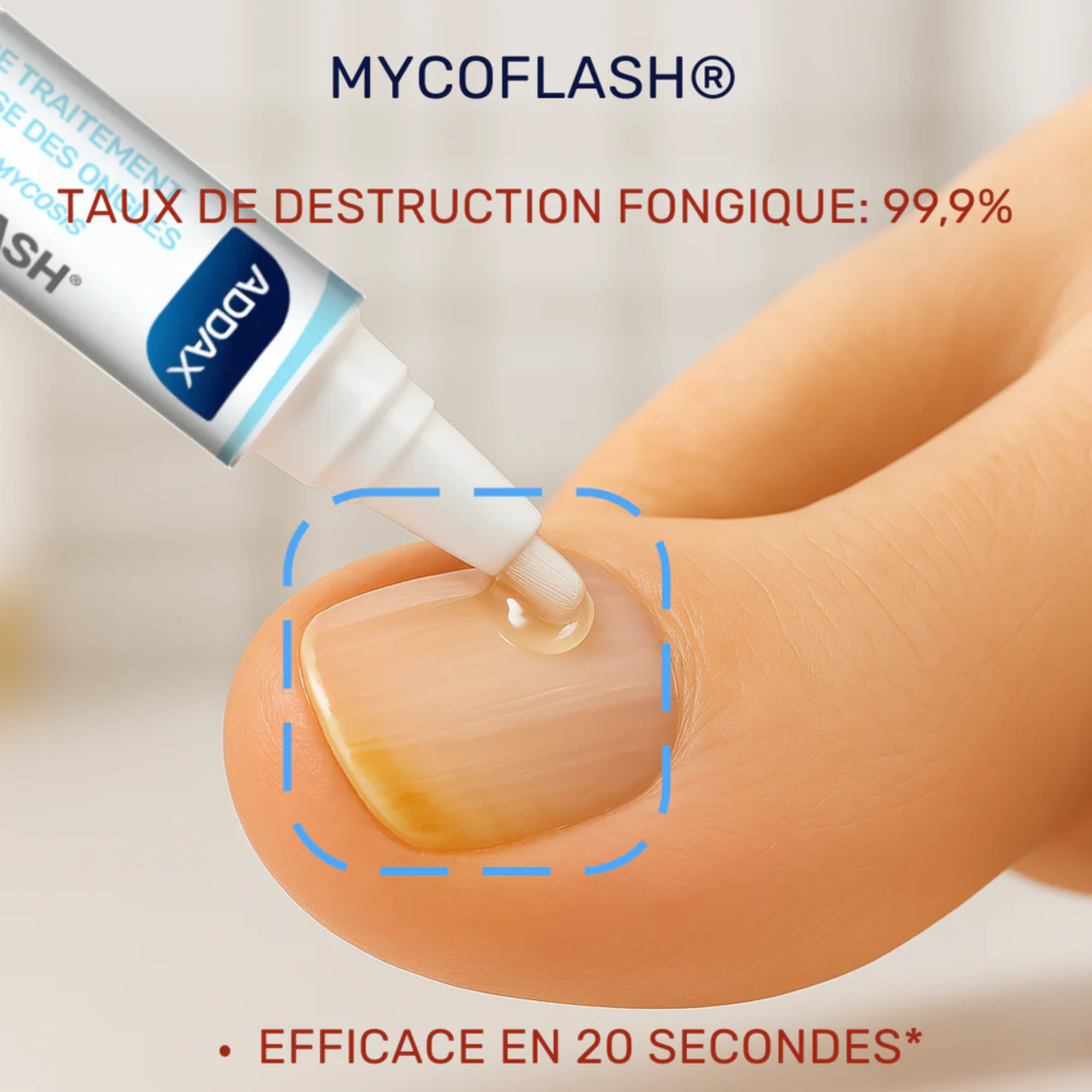 MYCOFLASH® Stylo - Traitement Mycoses des ongles - 4 ml - Laboratoire Addax