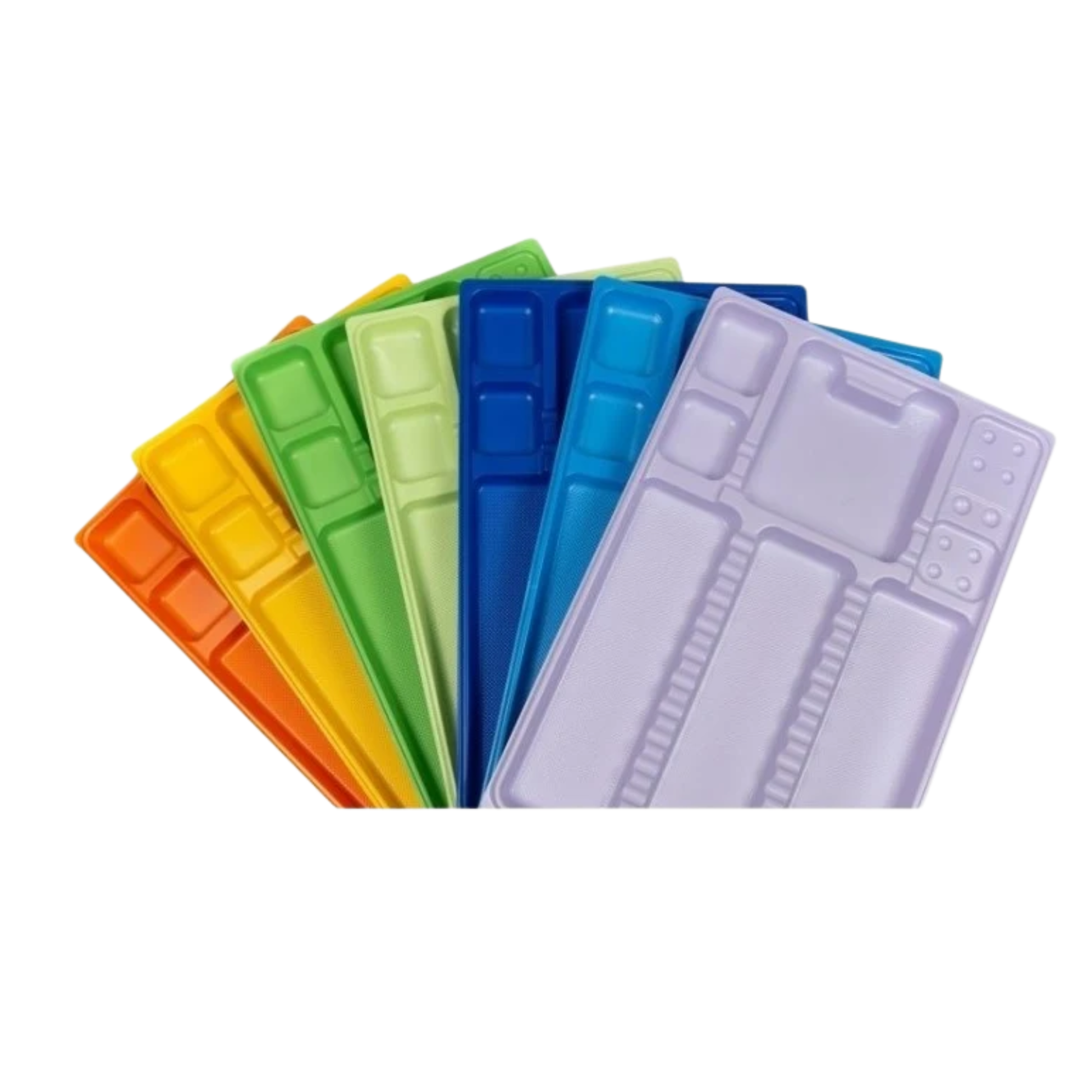 50 plateaux de soin à usage unique avec compartiments - 3 formats - My Médical