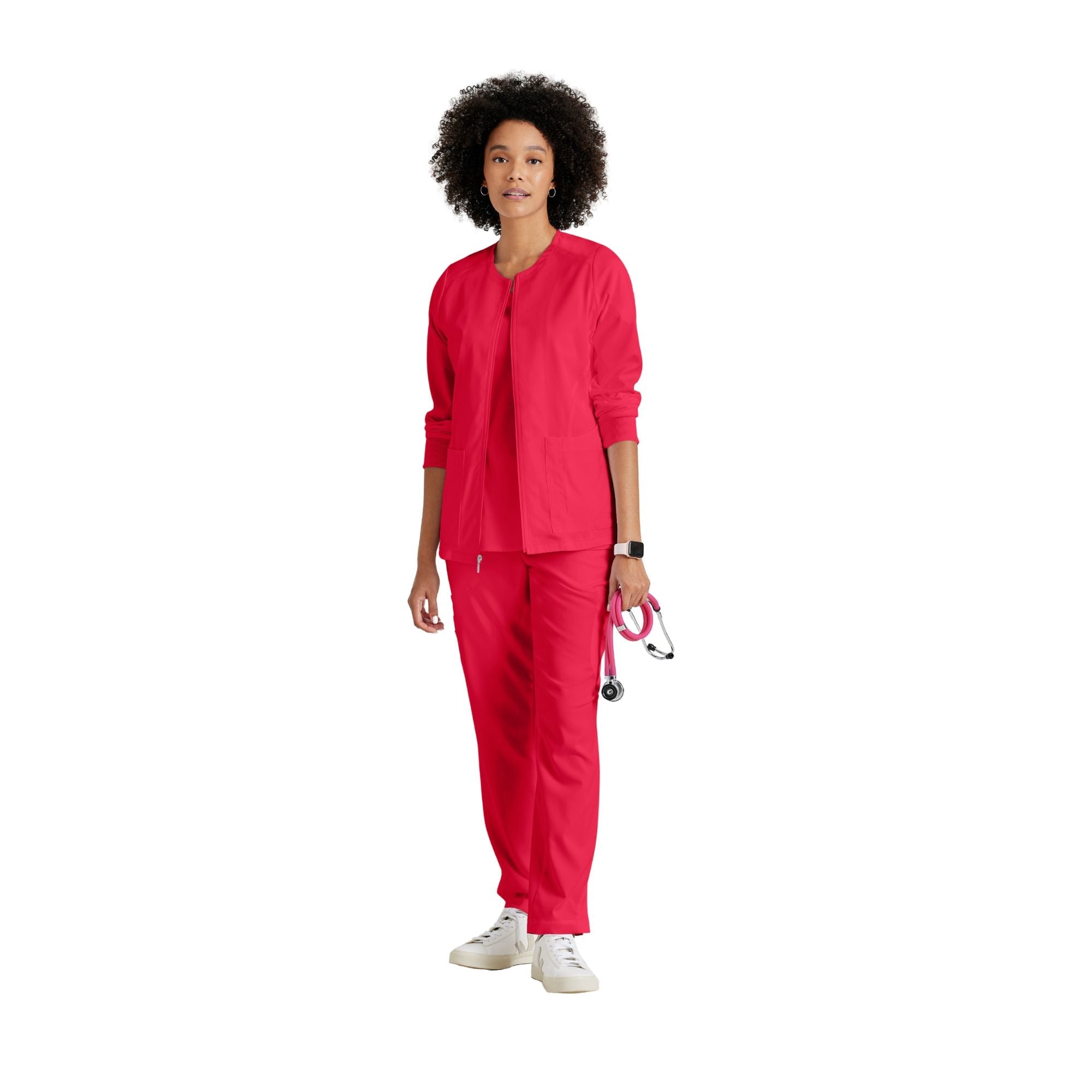 Mila - Veste médicale col rond - Femme - Grey's Anatomy Stretch Grey’s Anatomy 