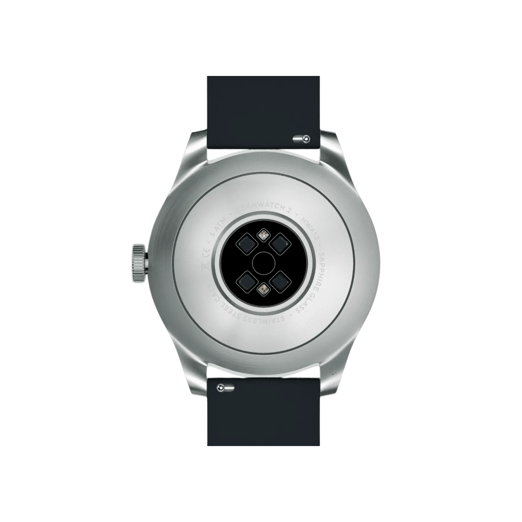 Montre Hybride Connectée - Scanwatch 2 - 42 mm - Noir - Withings
