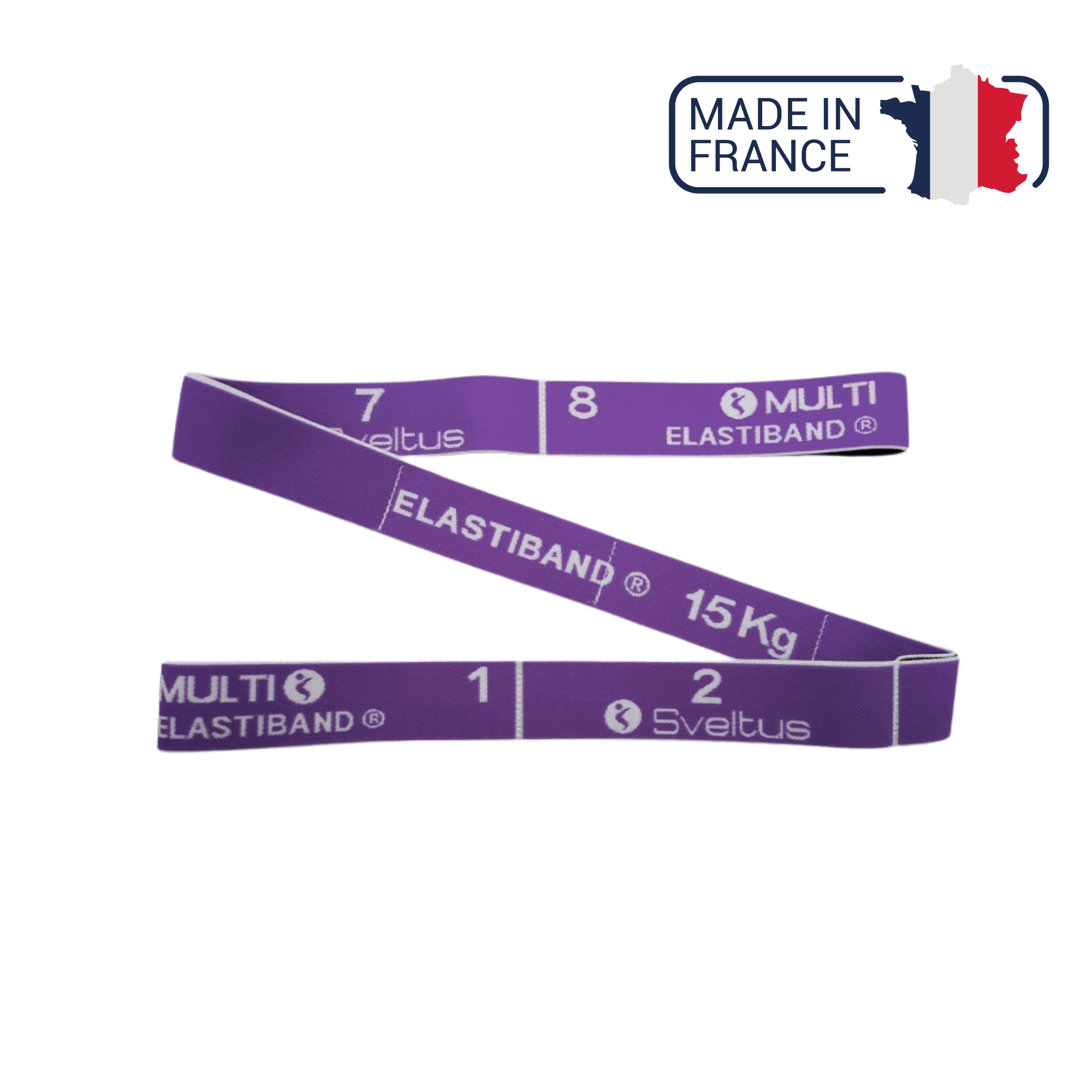 Multi Elastiband® Purple bulk 110 cm - 15 kg - Sveltus
