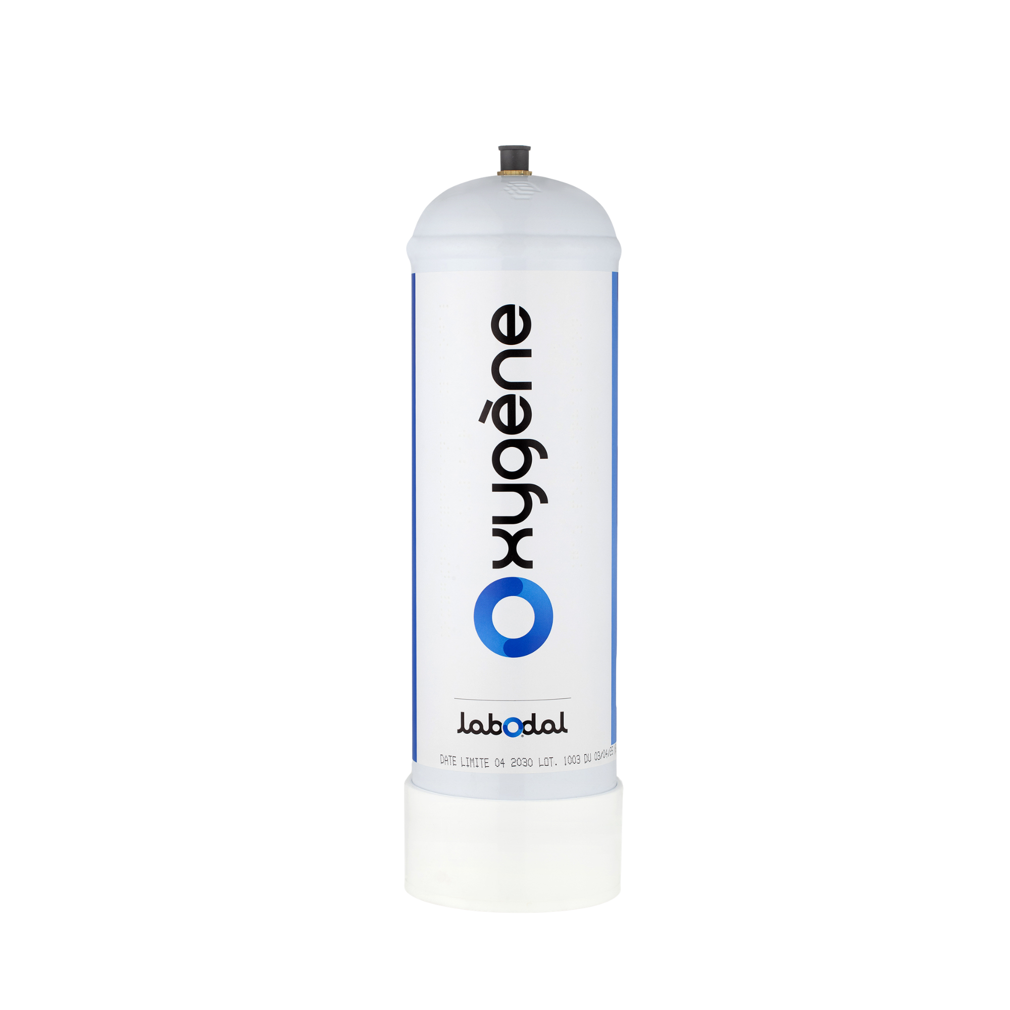 Oxygène médicinal - bouteille 2,2 L (110 bar) - Labodal