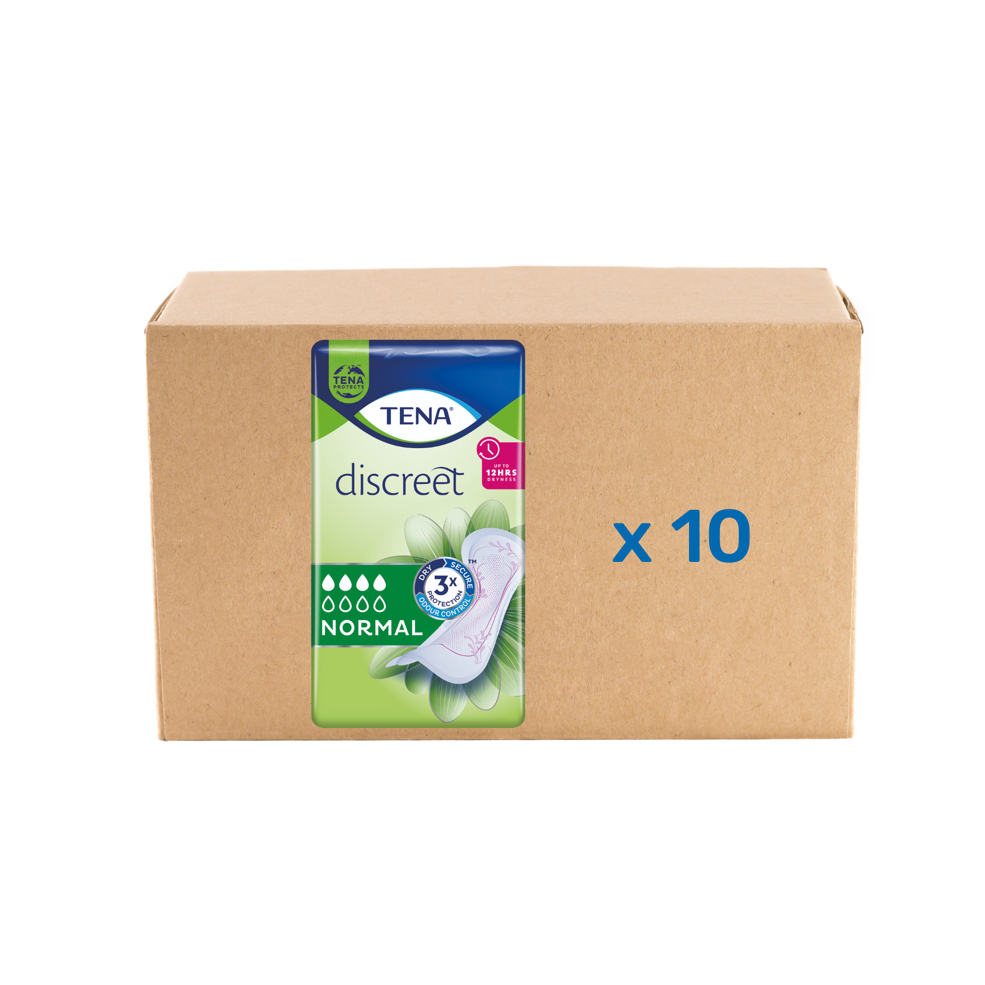 Pack 12x24U Protection Discreet Normal - 3 gouttes - Tena