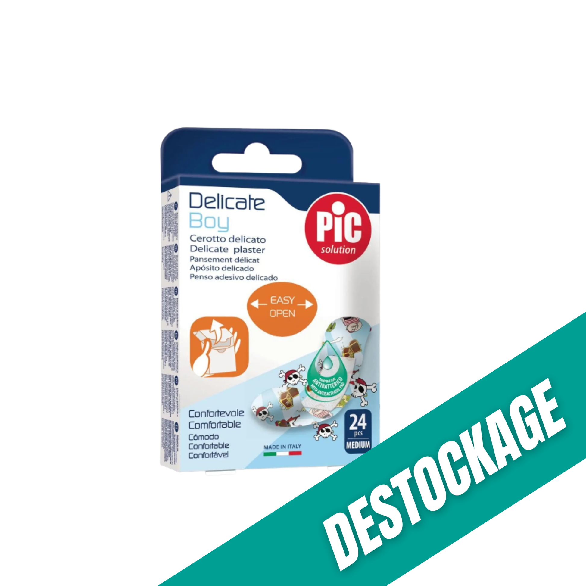 Pansements Enfants Delicate - Modèle pirates // Date courte - My Médical