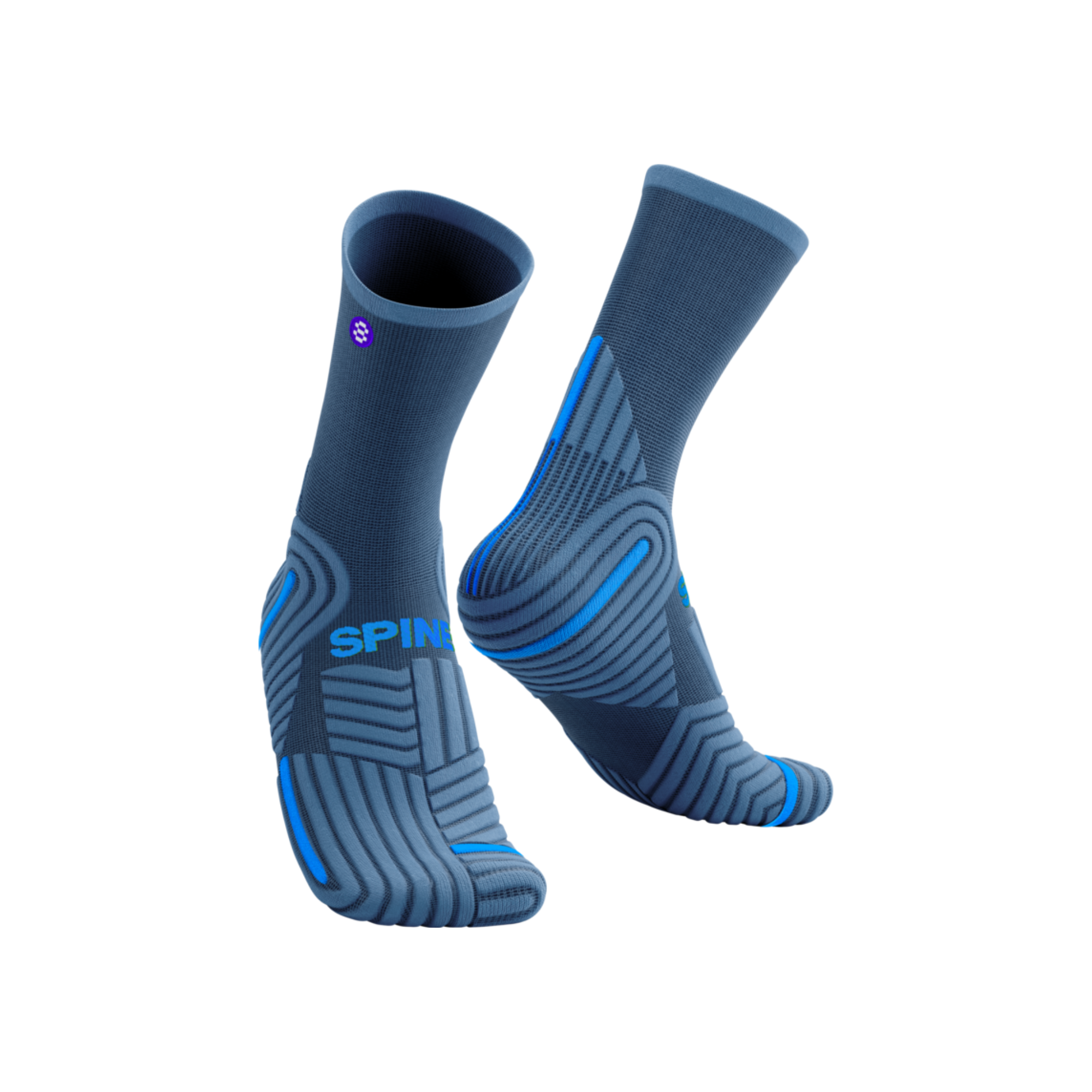 Chaussettes de travail à technologie supérieure - Bleu - Spinergy - My Médical
