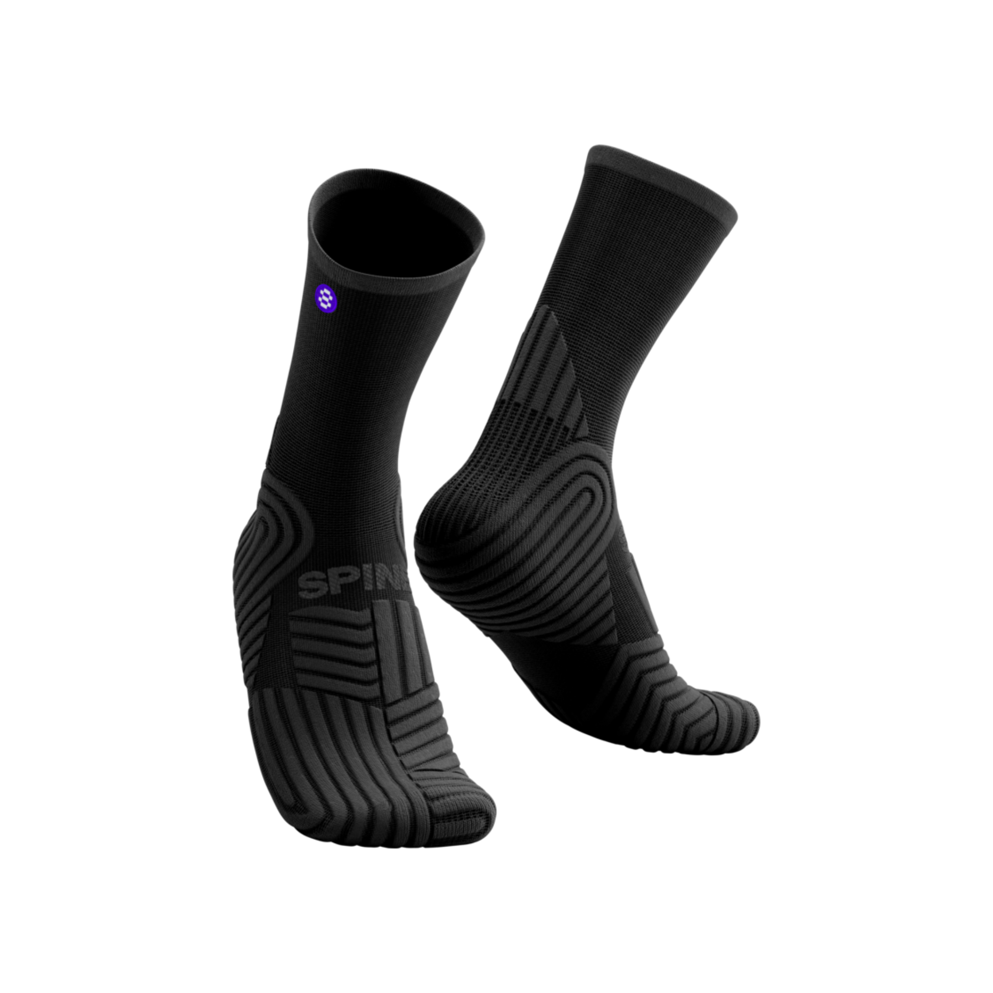 Chaussettes de travail à technologie supérieure - Noir - Spinergy - My Médical