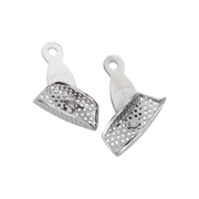 Porte-empreinte perforés giratoires avec rebord - Lot de 2 - Proclinic