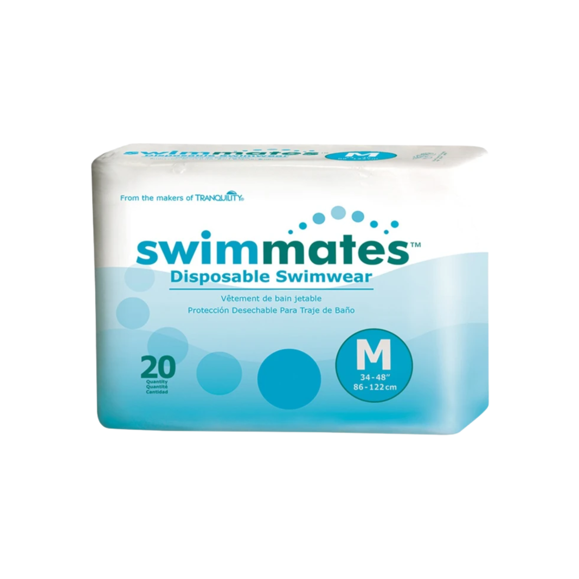 Protections unisexe sous le maillot de bain - Balnéo Swimmates - Abena
