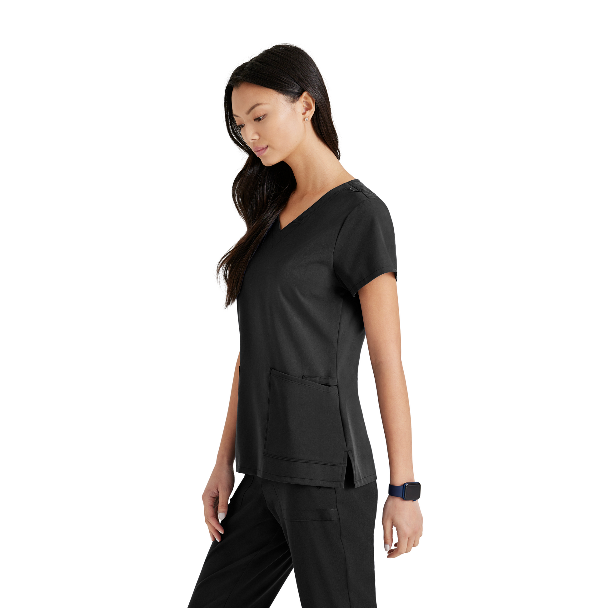 Purpose Top - Haut médical confortable et polyvalent - Col V - Femme - Barco Unify BARCO UNIFY