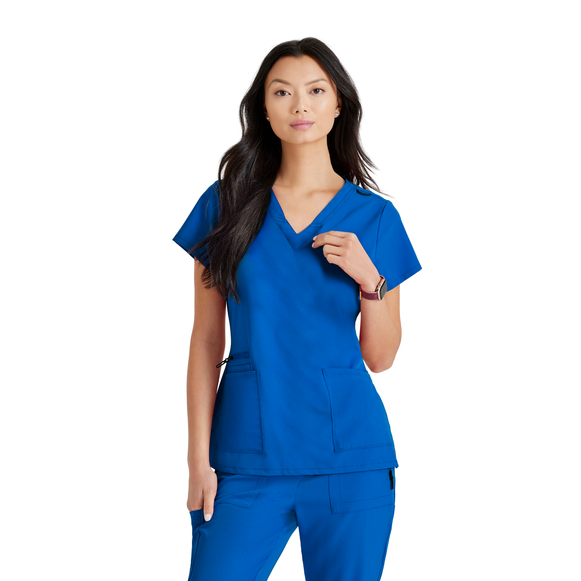 Purpose Top - Haut médical confortable et polyvalent - Col V - Femme - Barco Unify BARCO UNIFY