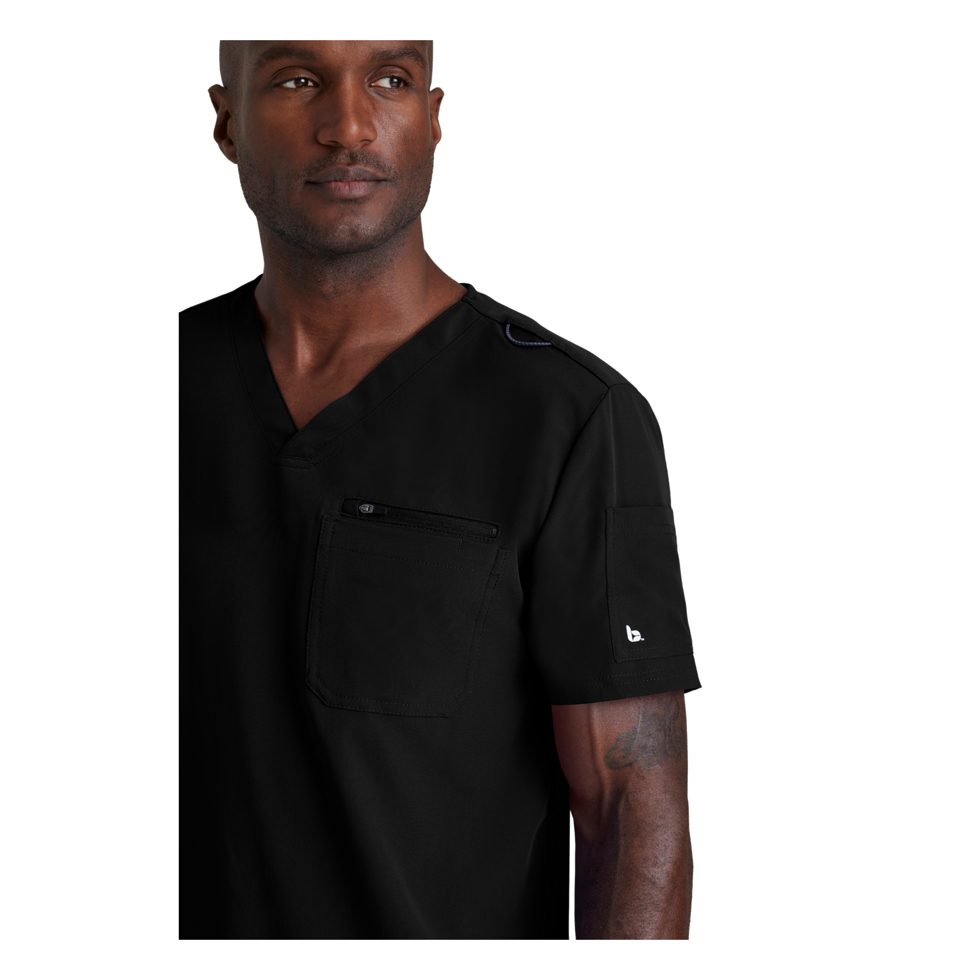 Rally Top - Haut médical slim et élégant - Col V - Homme - Barco Unify BARCO UNIFY