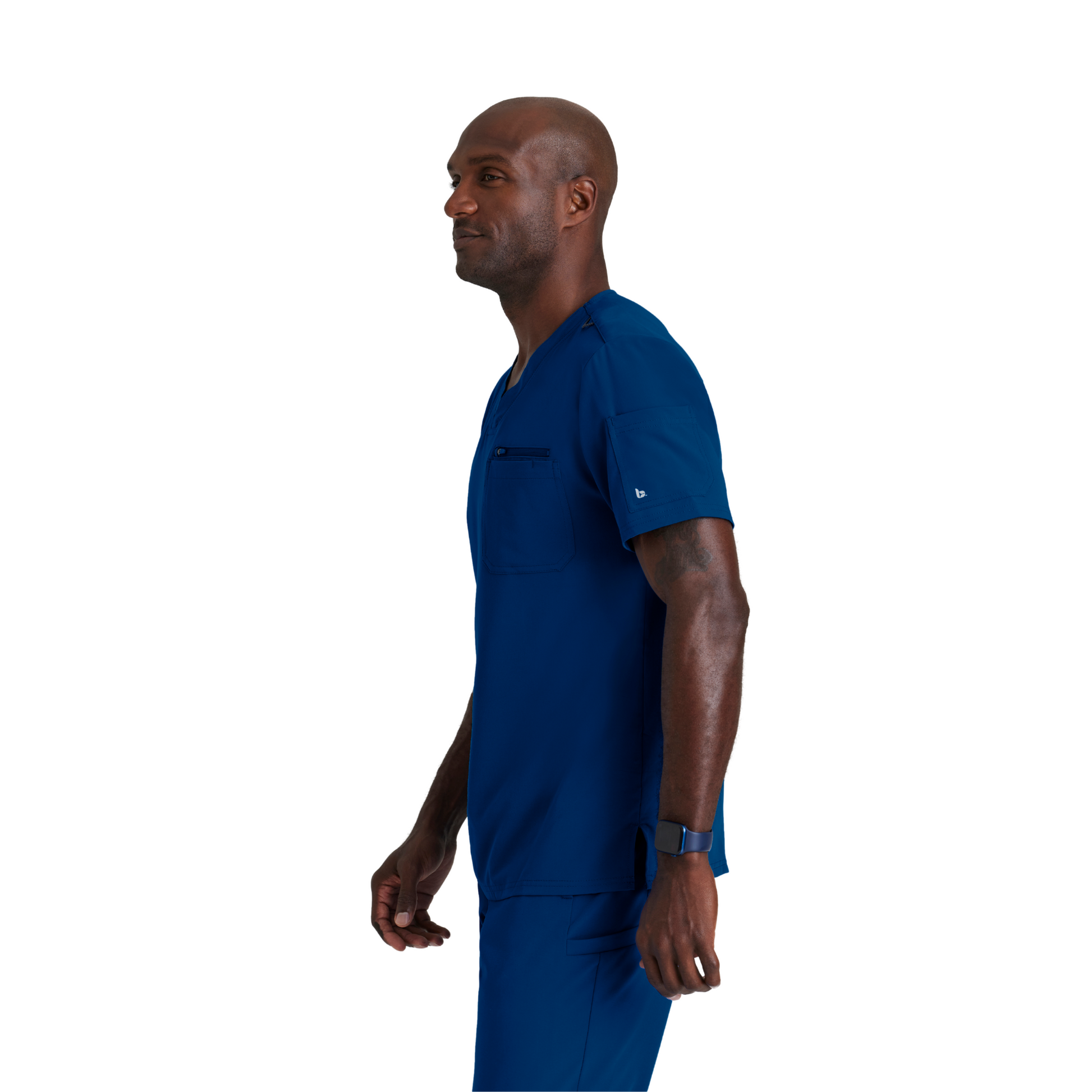 Rally Top - Haut médical slim et élégant - Col V - Homme - Barco Unify BARCO UNIFY