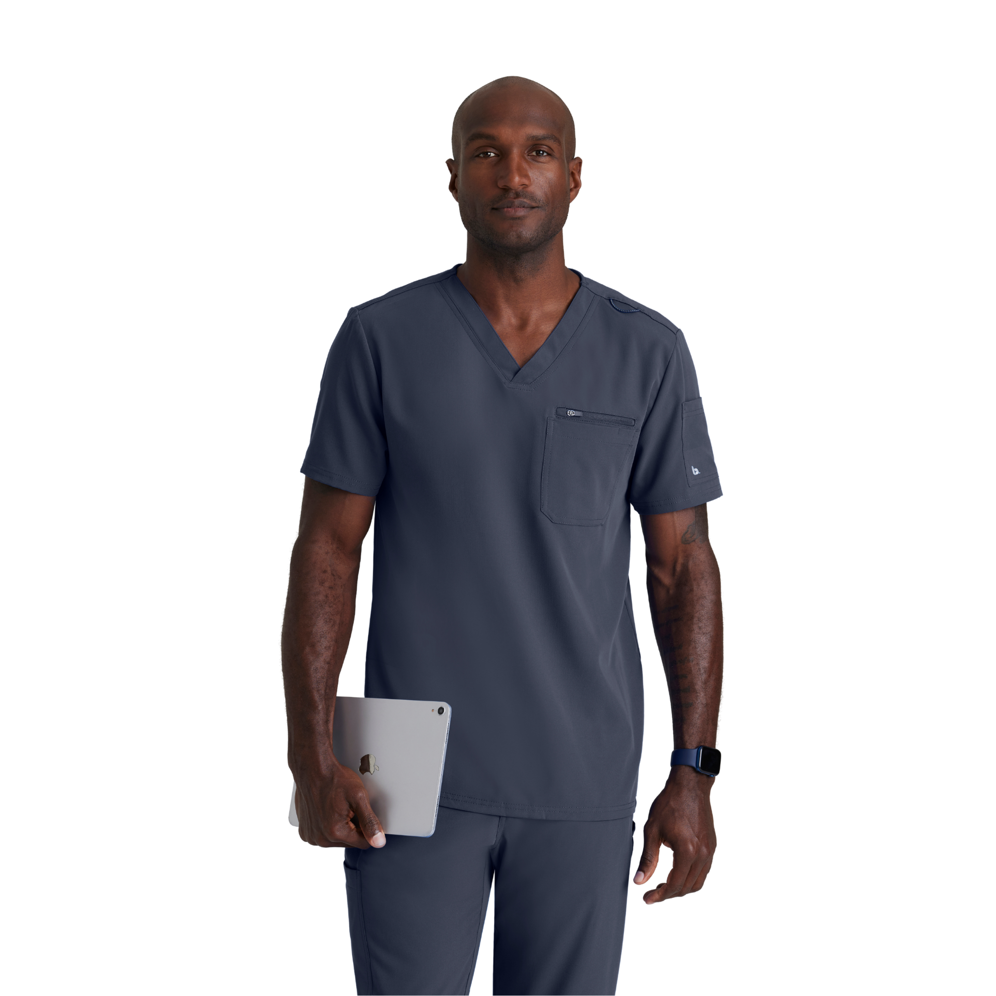 Rally Top - Haut médical slim et élégant - Col V - Homme - Barco Unify BARCO UNIFY