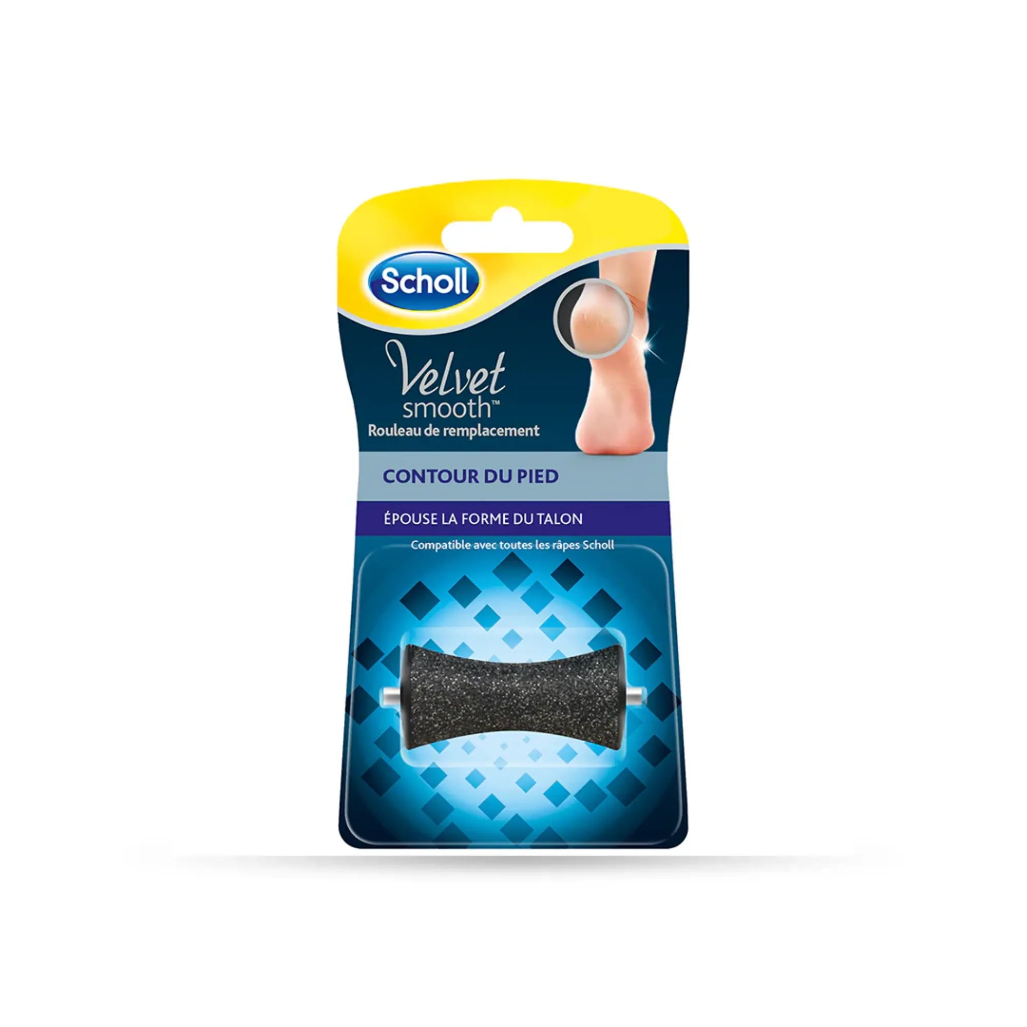 Recharge Rouleau Contour - Râpe de Pédicurie Électrique - Velvet Smooth - Scholl