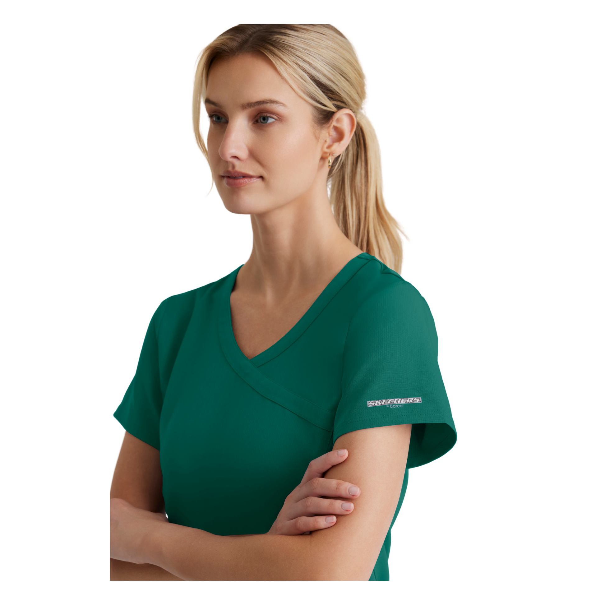 Reliance Top - Haut médical avec col croisé - Femme - Skechers SKECHERS