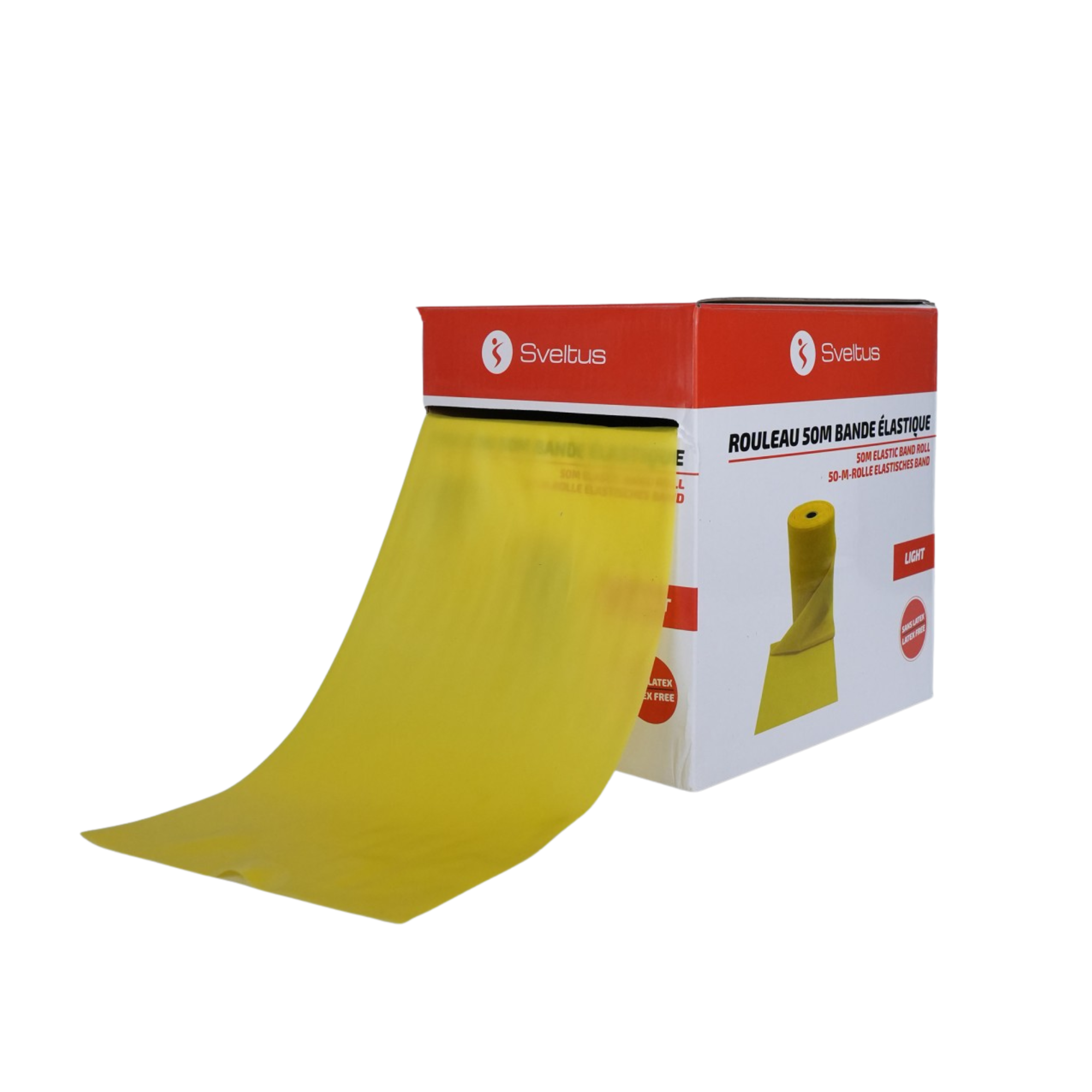 Rollo de banda elástica TPE/TPR - 50 m - Sveltus