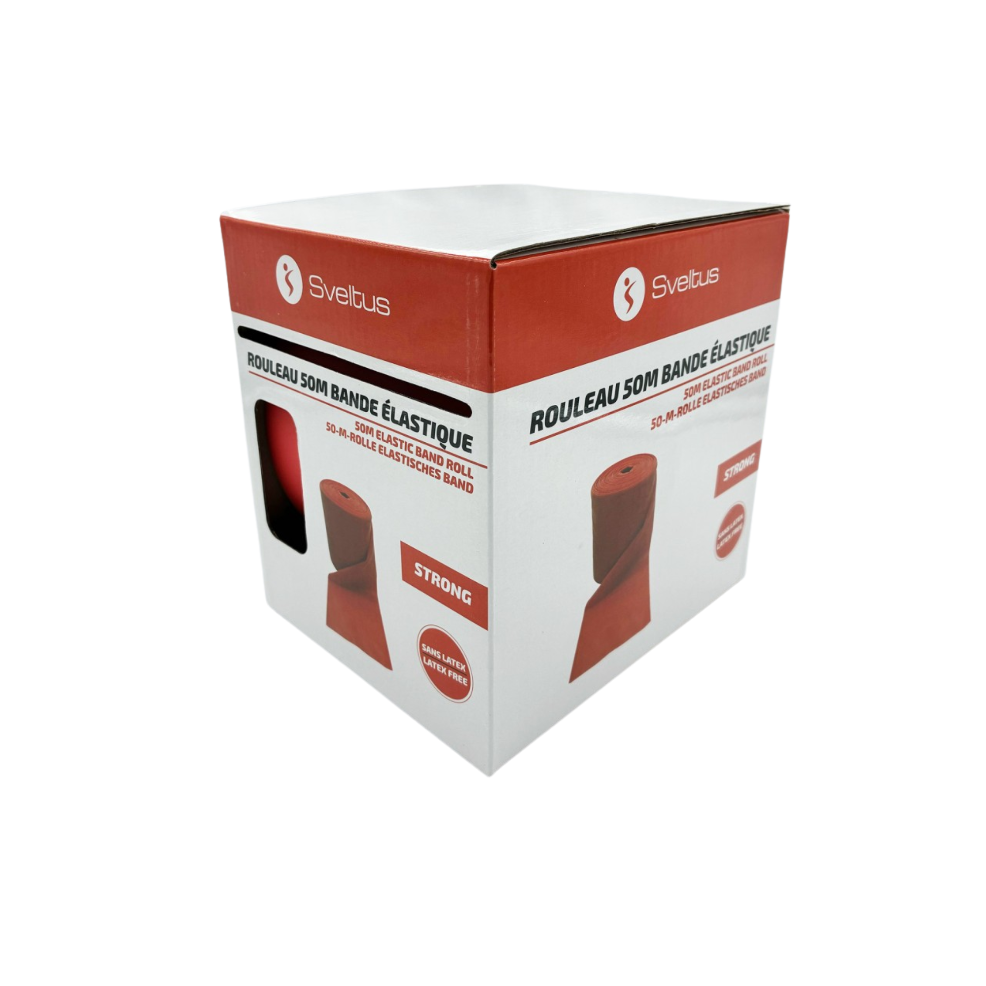 Rollo de banda elástica TPE/TPR - 50 m - Sveltus