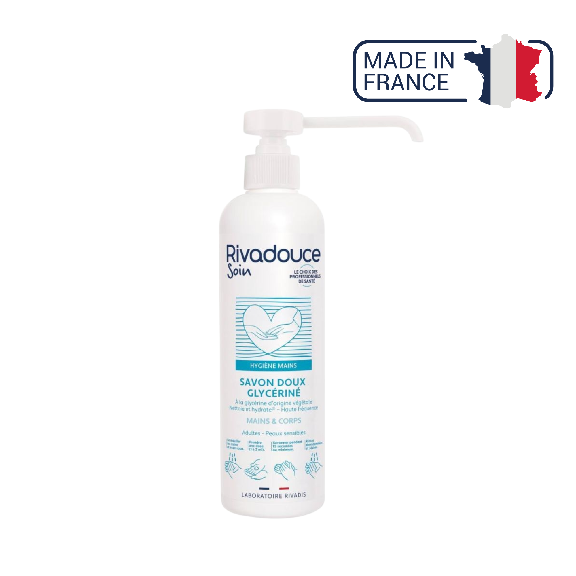 Mild Glycerin Soap - 2 sizes - Rivadouce