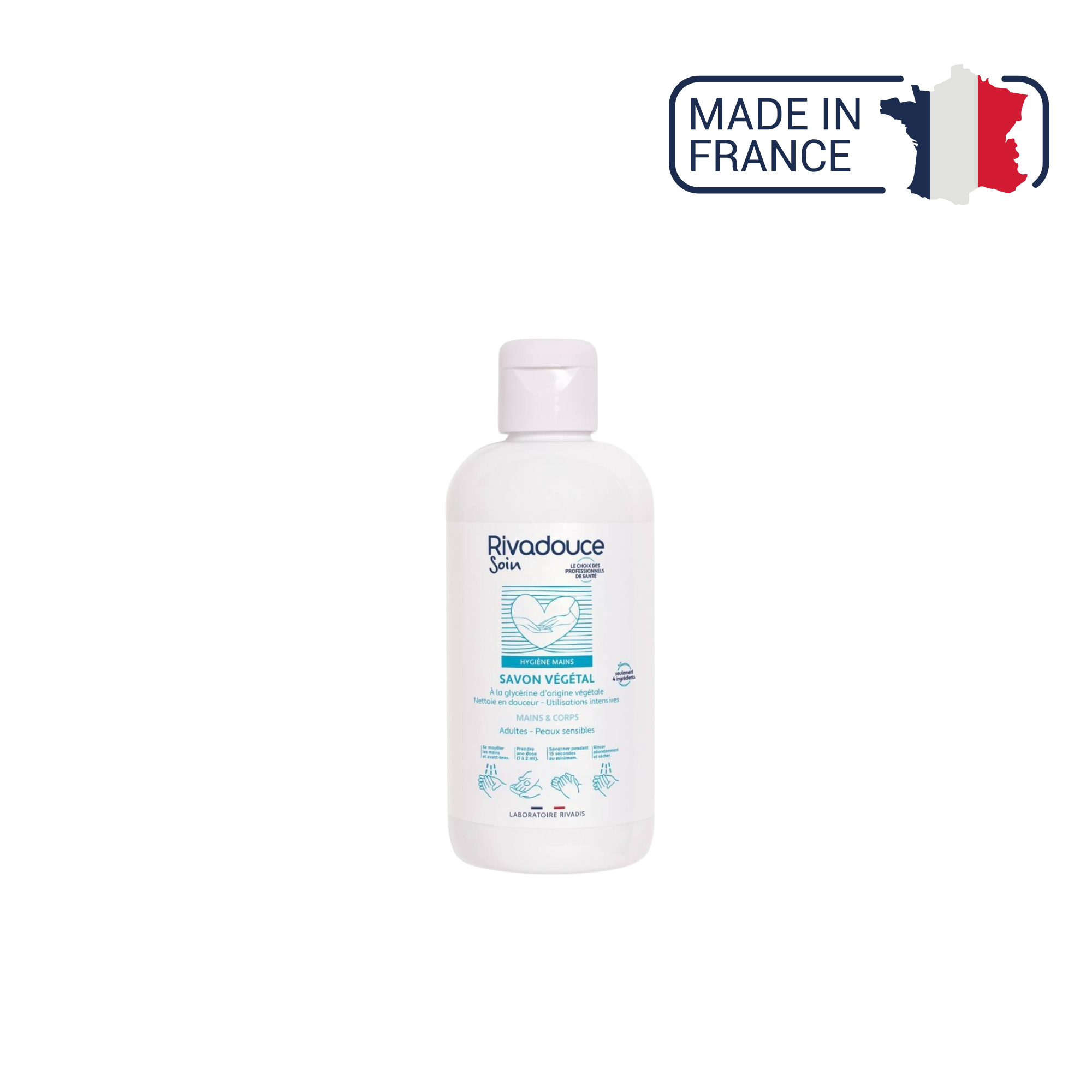 Jabón vegetal - 2 tamaños - Rivadouce