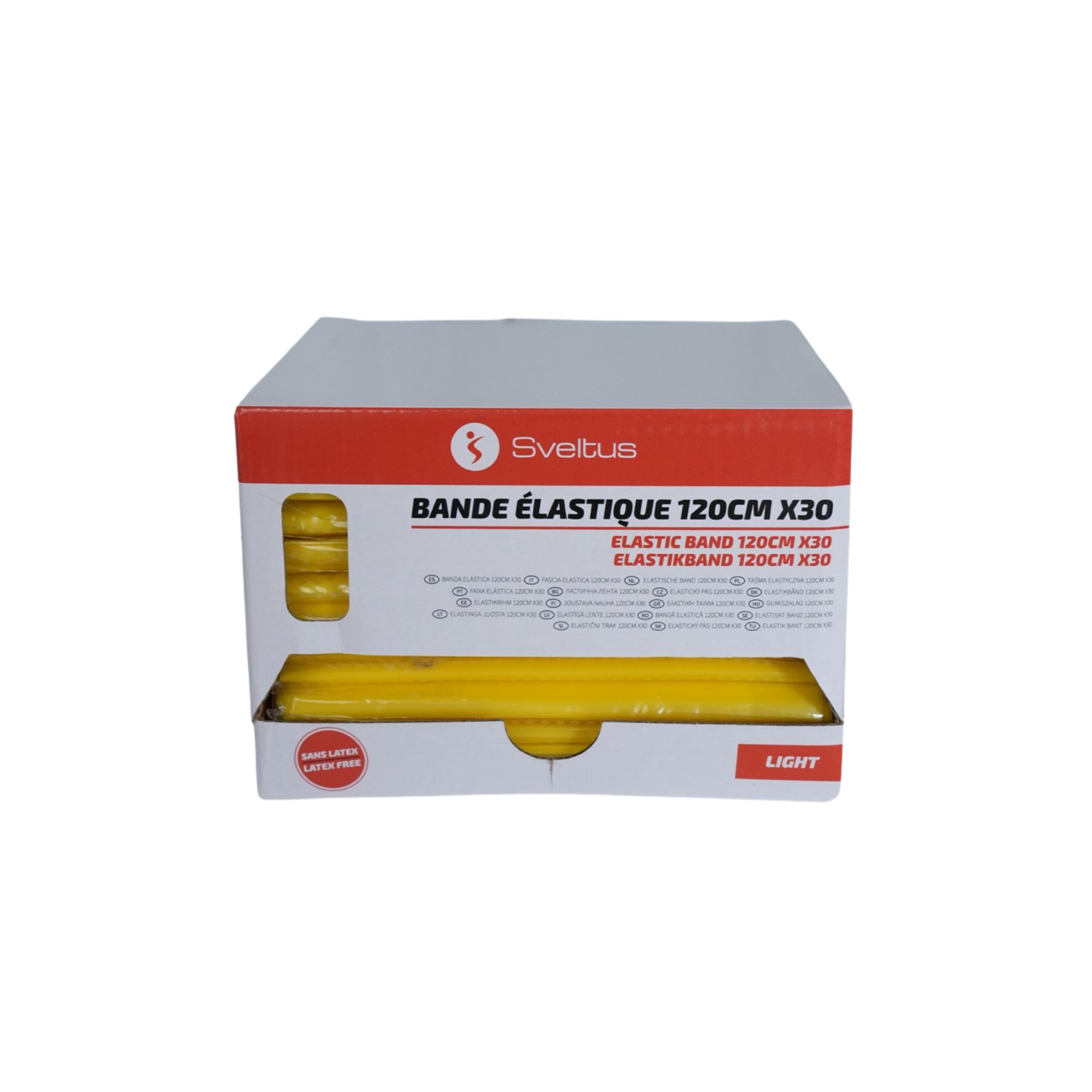 Set 30 Bandes Élastiques TPE - 120 cm - Sveltus