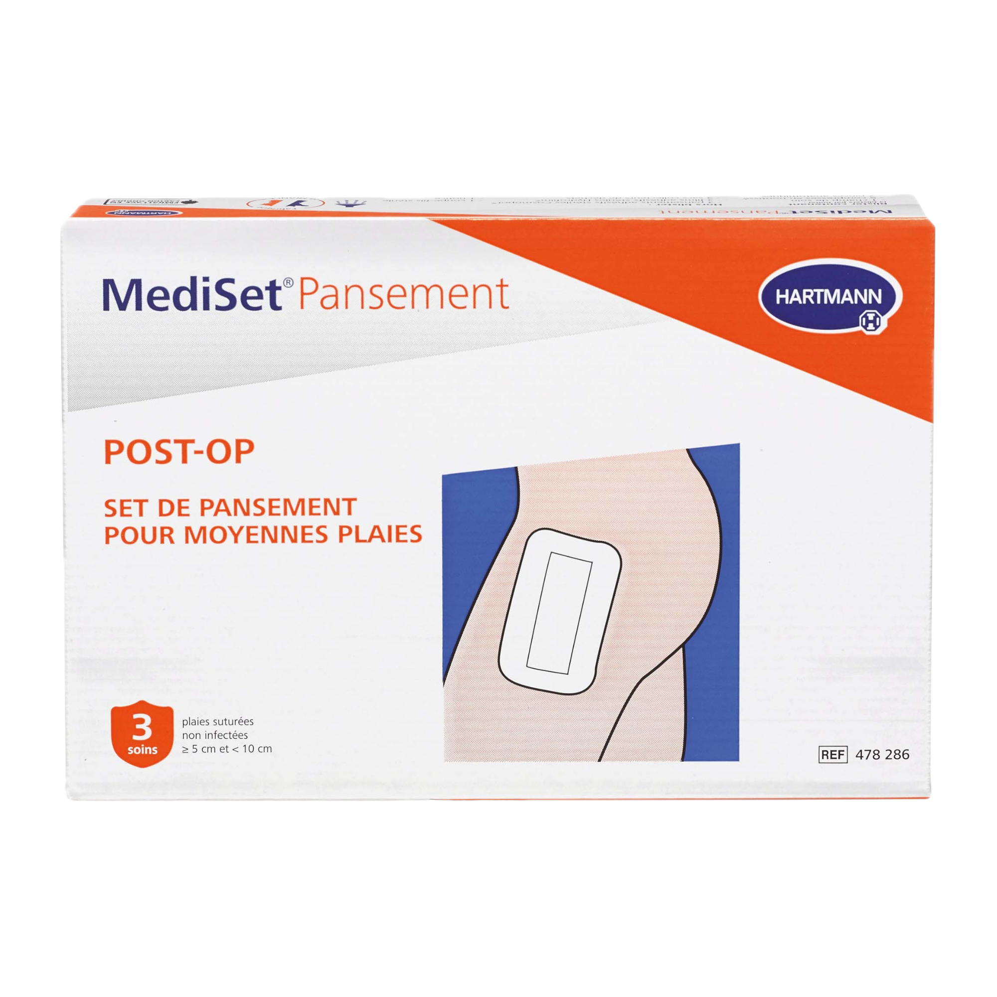 Set MEDISET Post Op Moyenne Plaie - 5 à 10cm - Hartmann