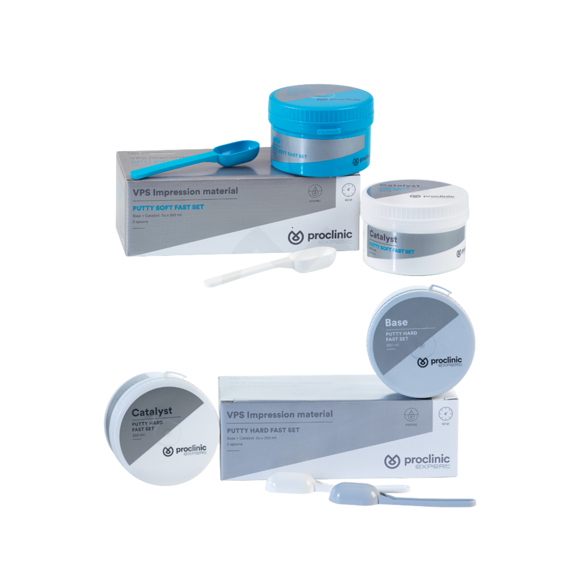 Silicones d'addition Putty - Plusieurs viscosités - Proclinic - My Médical