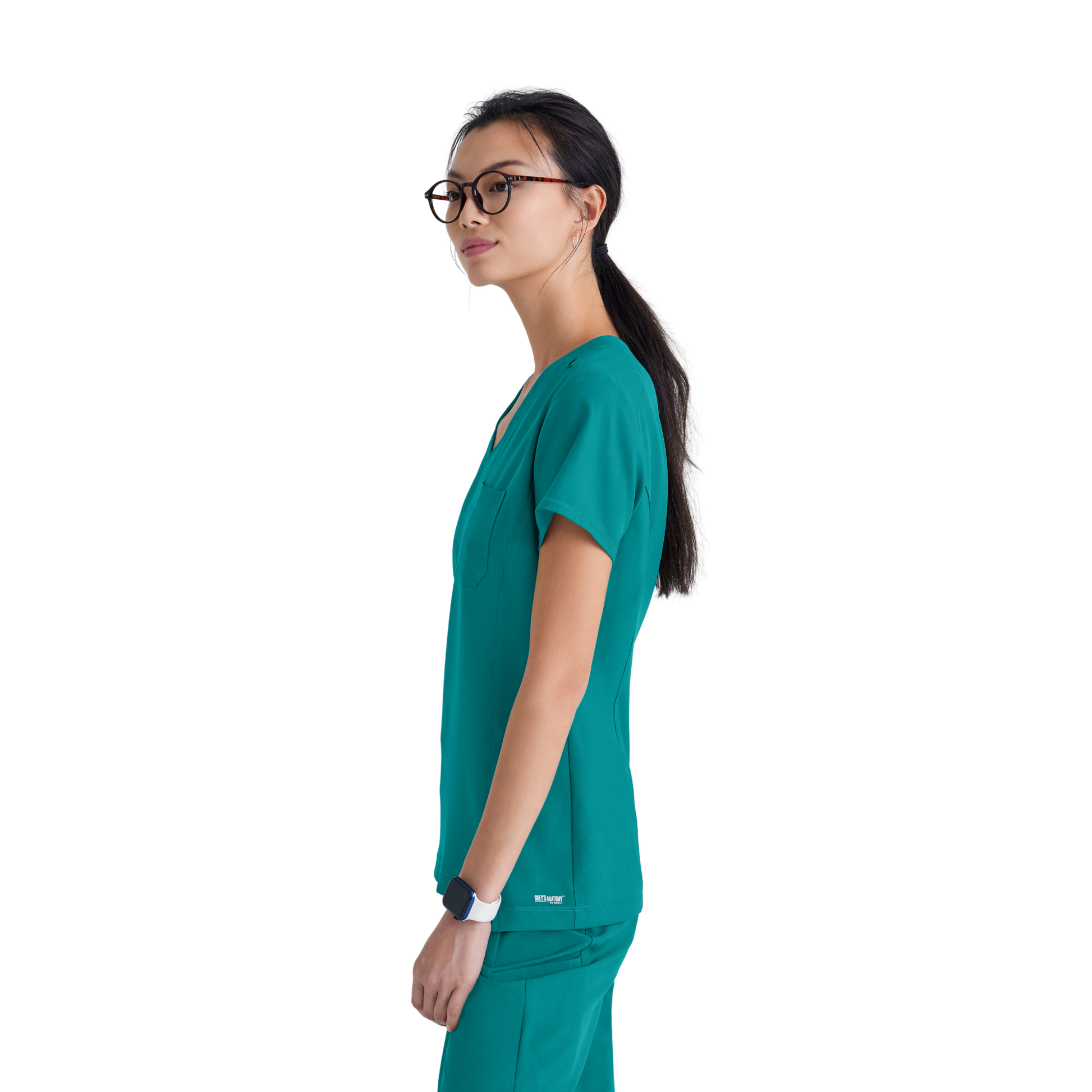 Sway Tuck-In Top - Tunique médical moderne - Femme - Grey’s Anatomy Evolve GREYS ANATOMY EVOLVE