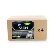 Pack 4x12/10U Protection Men Premium Fit - Niveau 4 - 6 gouttes - 2 tailles - Tena