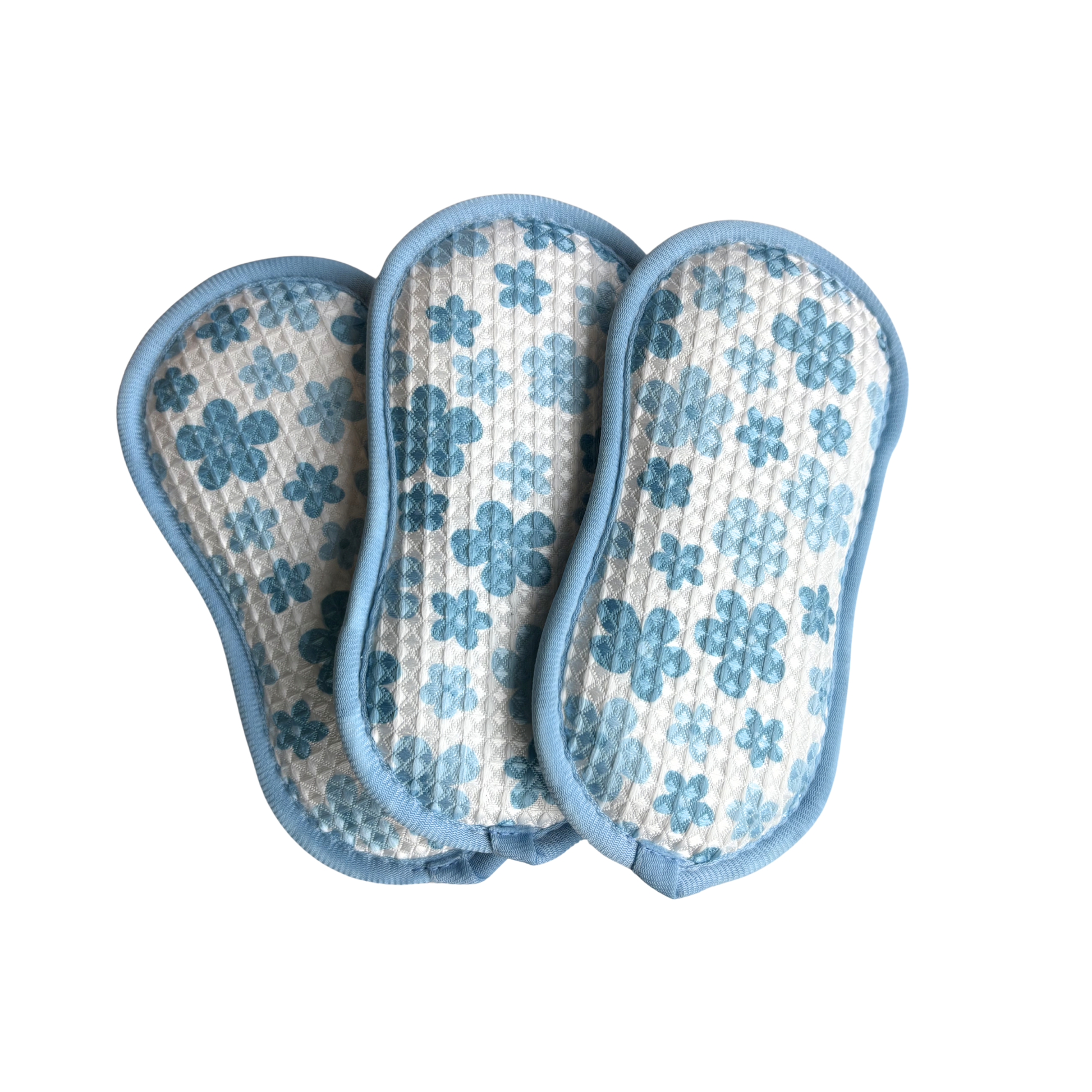 Tampon de nettoyage réutilisable - 3 pièces - plusieurs coloris - My Podologie My Podologie  Bleu