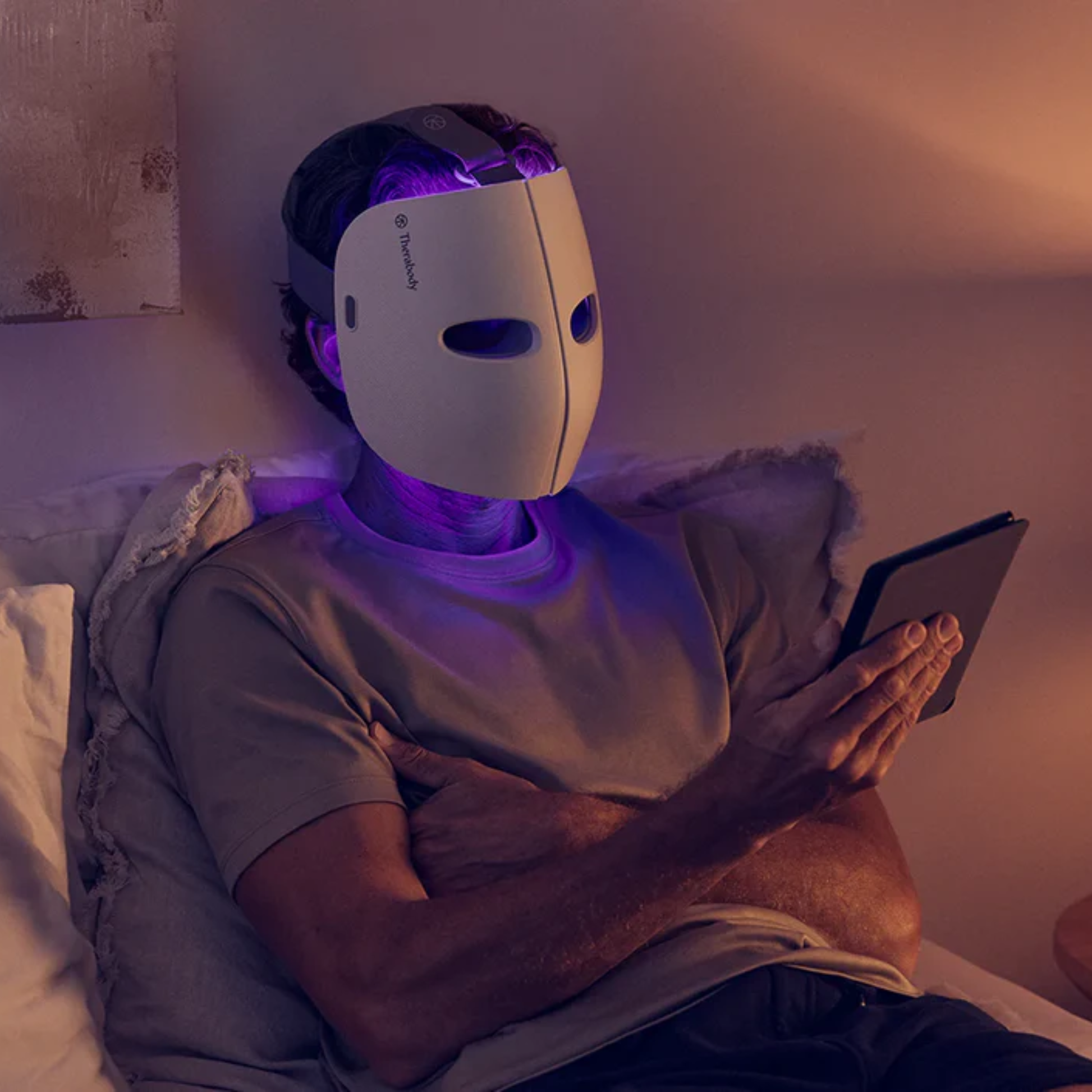 TheraFace Mask - soin du visage - luminothérapie LED - Therabody - My Médical