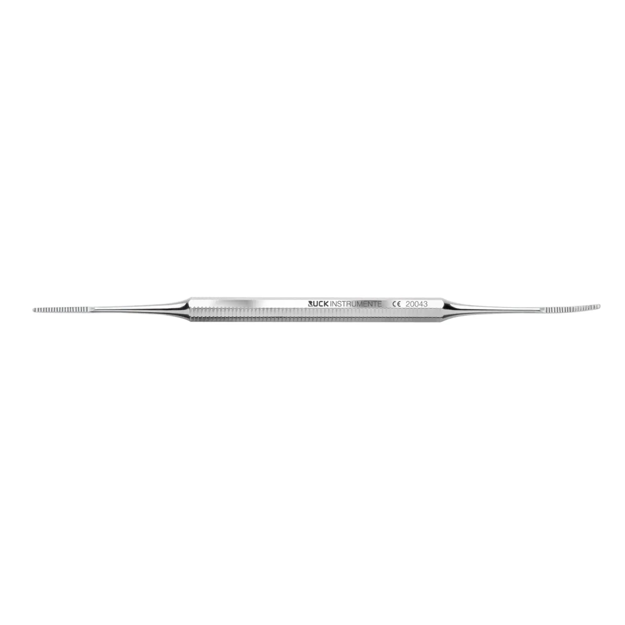 Curette double étroit, droite/pliée - Longueur : 13,5 cm - Ruck