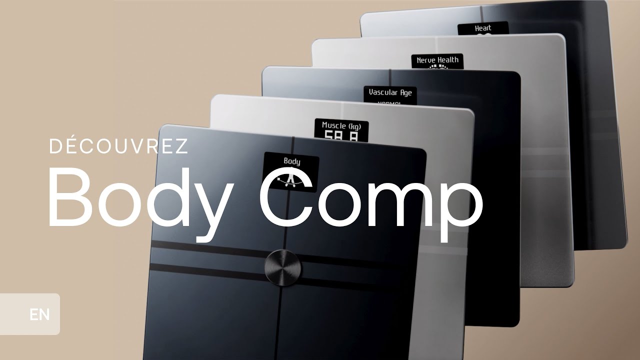 Cargar vídeo: Balance Body Comp Connectée Intelligente - Check-up puissant - Deux coloris - Withings