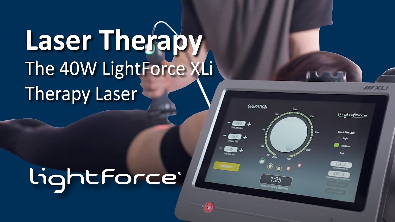 Cargar vídeo: Lightforce® XLi 40W Thérapie laser - Chattanooga®